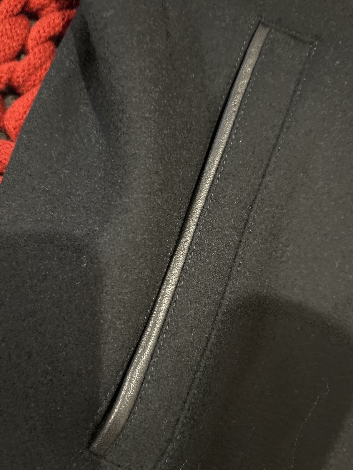 Vince Camuto Vince Camuto Black Wool-Blend Car Coat with Hooded Bib Size US M / EU 48-50 / 2 - 5 Thumbnail
