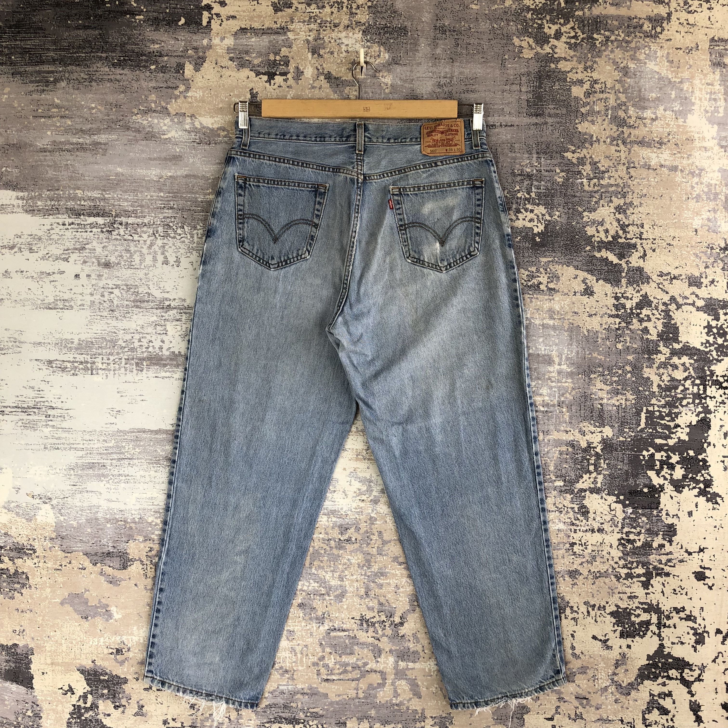 Levi's Vintage Levis Sun Faded Jeans Levi's Baggy Light Wash Denim Size US 34 / EU 50 - 2 Thumbnail