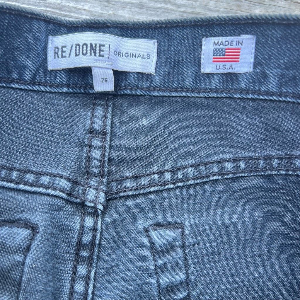 RE/DONE RE/DONE Originals High-Rise Skinny Leg Ankle Jeans in Worn B Size 26" / US 2 / IT 38 - 8 Thumbnail