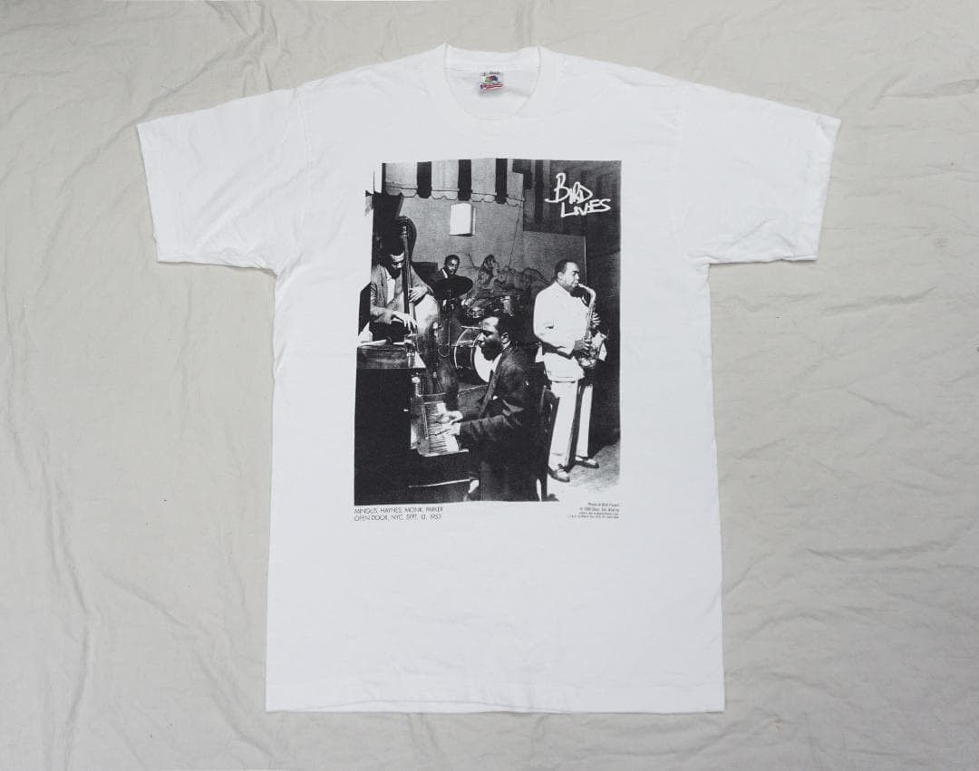 Vintage 90's USA Made Charlie Parker T-Shirt Vintage Size US L / EU 52-54 / 3 - 1 Thumbnail