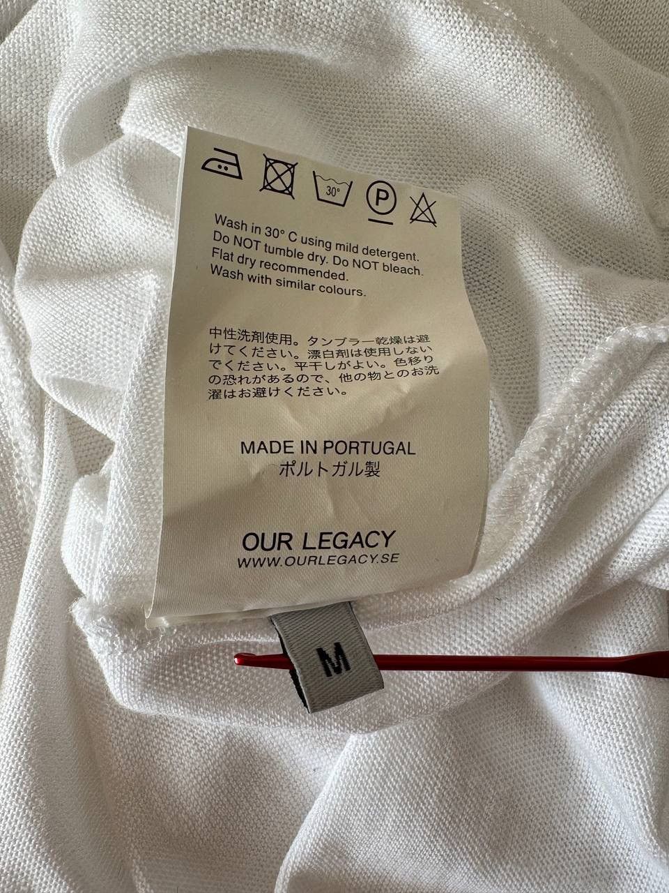 Our Legacy 🔥 Our Legacy Metal White Ignition T-Shirt Size US M / EU 48-50 / 2 - 6 Thumbnail