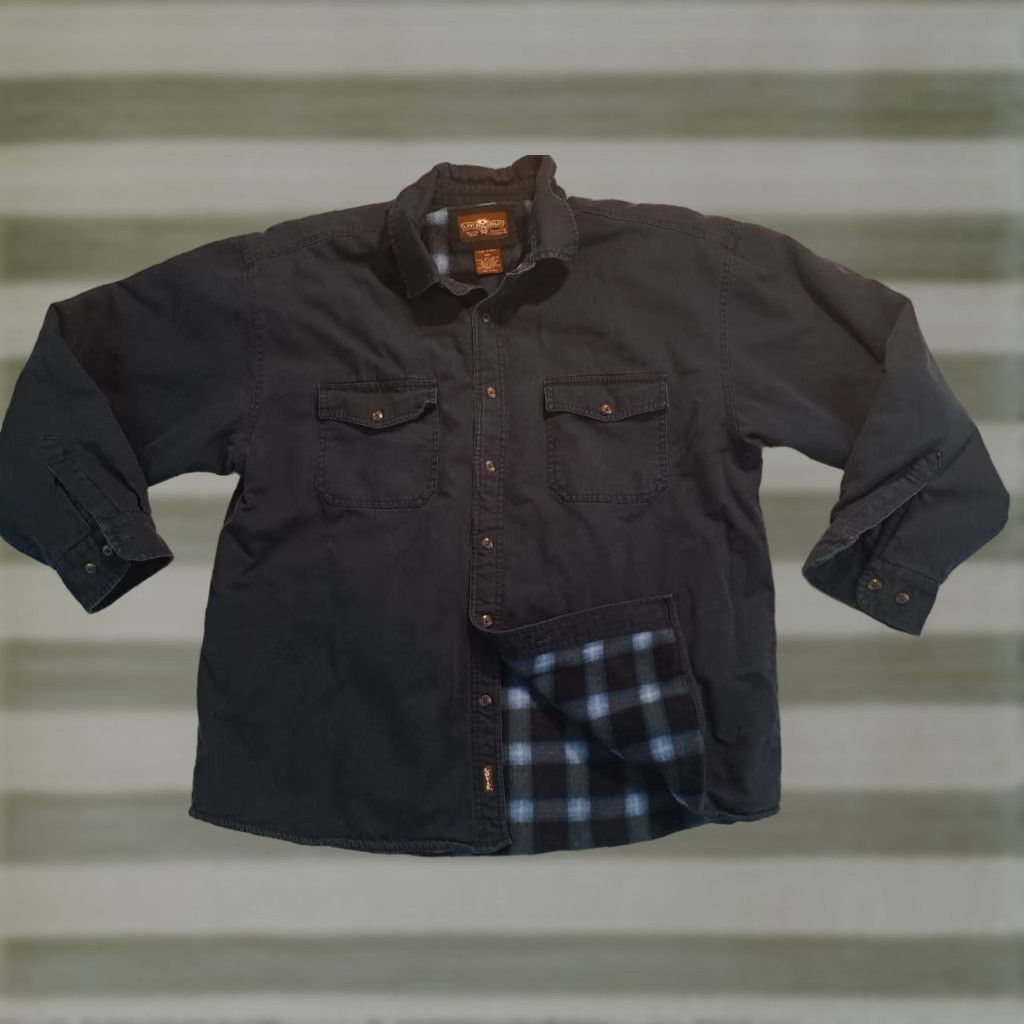 Levi's Levi's Heavy Cotton Denim Jacket 2XL Blue Insulated Full Button Outdoor Shirt Mens Size US XXL / EU 58 / 5 - 1 Thumbnail