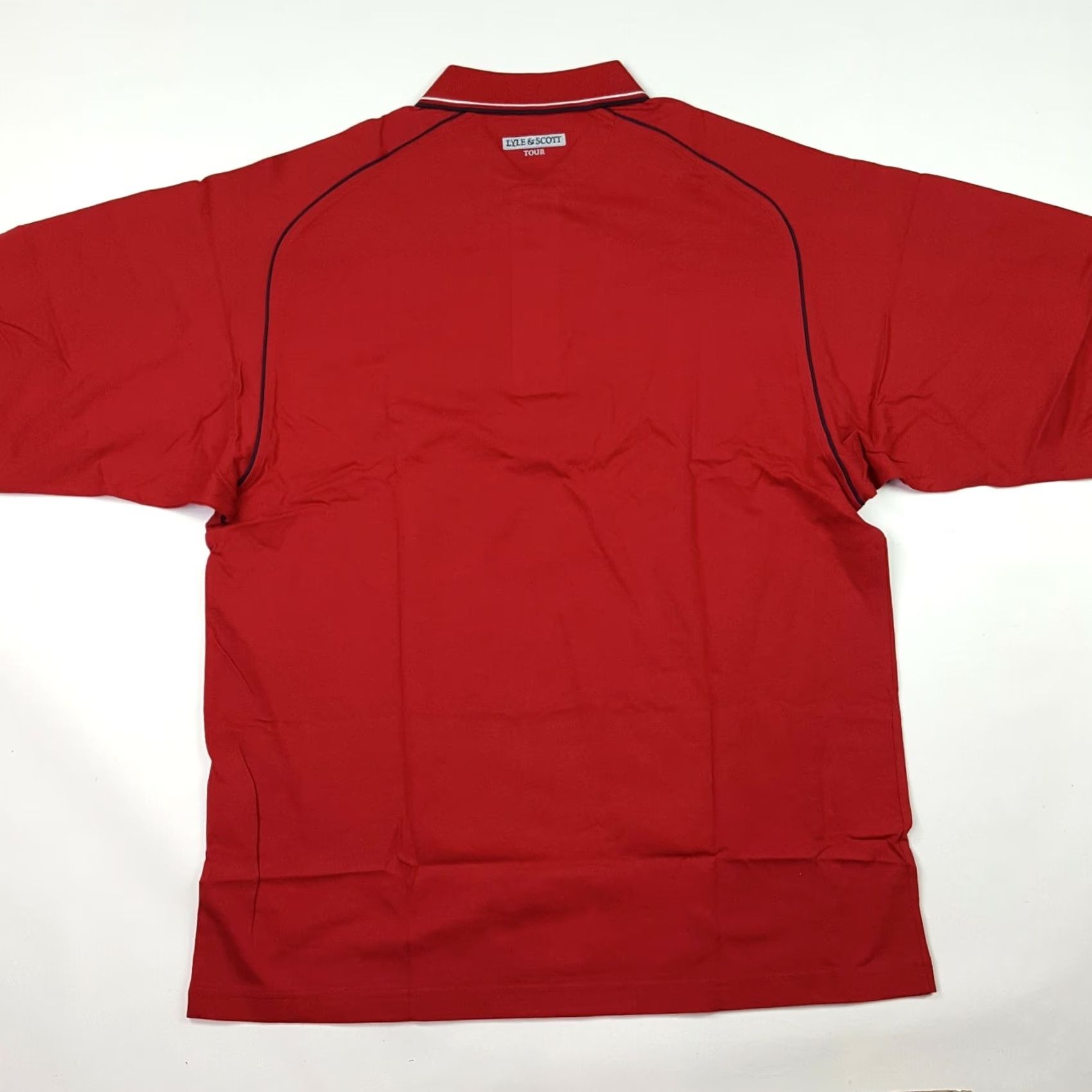 Lyle & Scott VINTAGE Lyle & Scott Golf Red Men's Size L Polo Shirt Short Sleeve Casual Shirt Polo Size US L / EU 52-54 / 3 - 4 Thumbnail