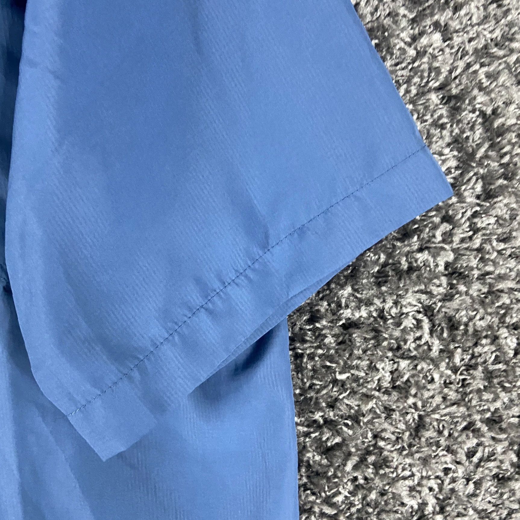 Habitat Habit Habit Solar Factor 40+ Button-Up Shirt Men M Blue Short Sleeve Size US 31 - 3 Thumbnail