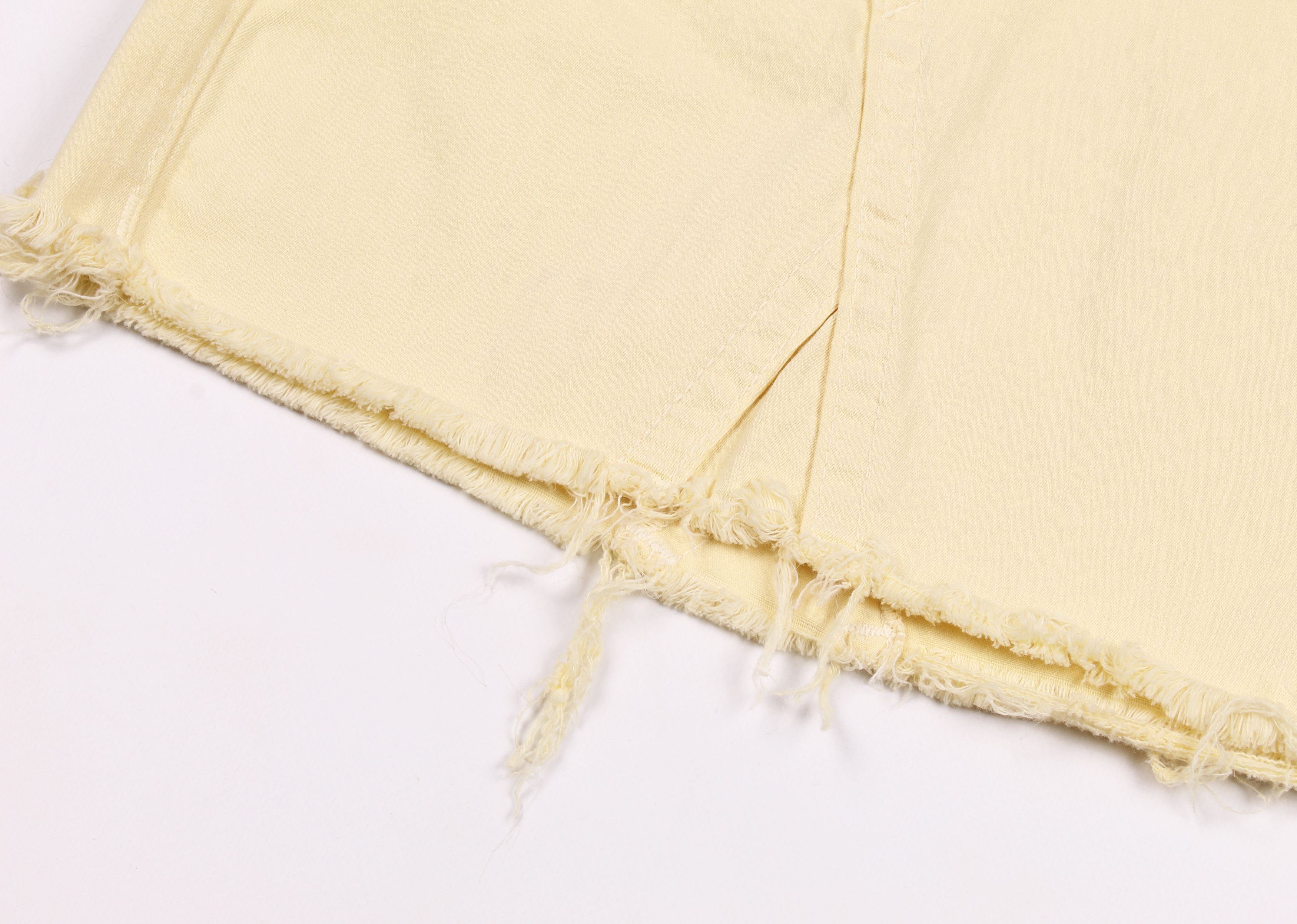 True Religion True Religion Vintage Y2K Yellow Mini Skirt Size 28" / US 6 / IT 42 - 4 Thumbnail