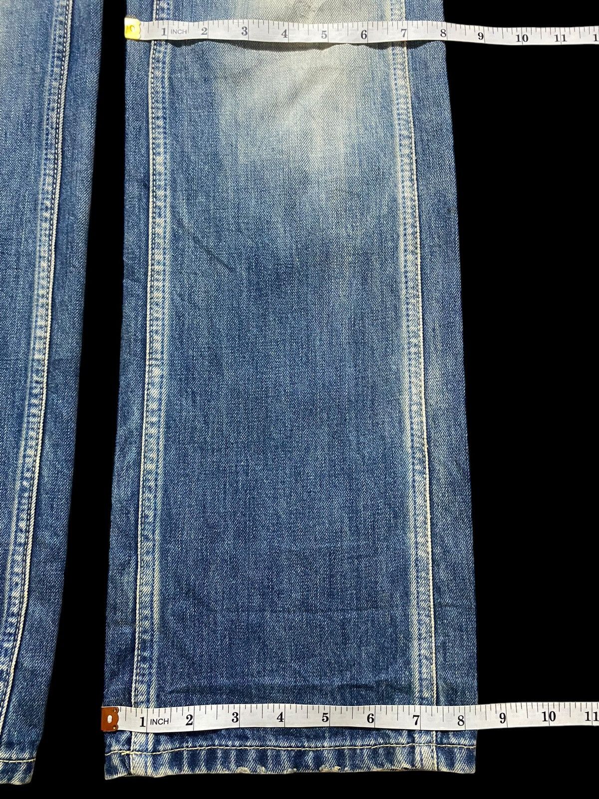 Hysteric Glamour Vintage Pepe Fade Wash Little Bootcut Style Distressed Jeans Size US 29 - 17 Thumbnail