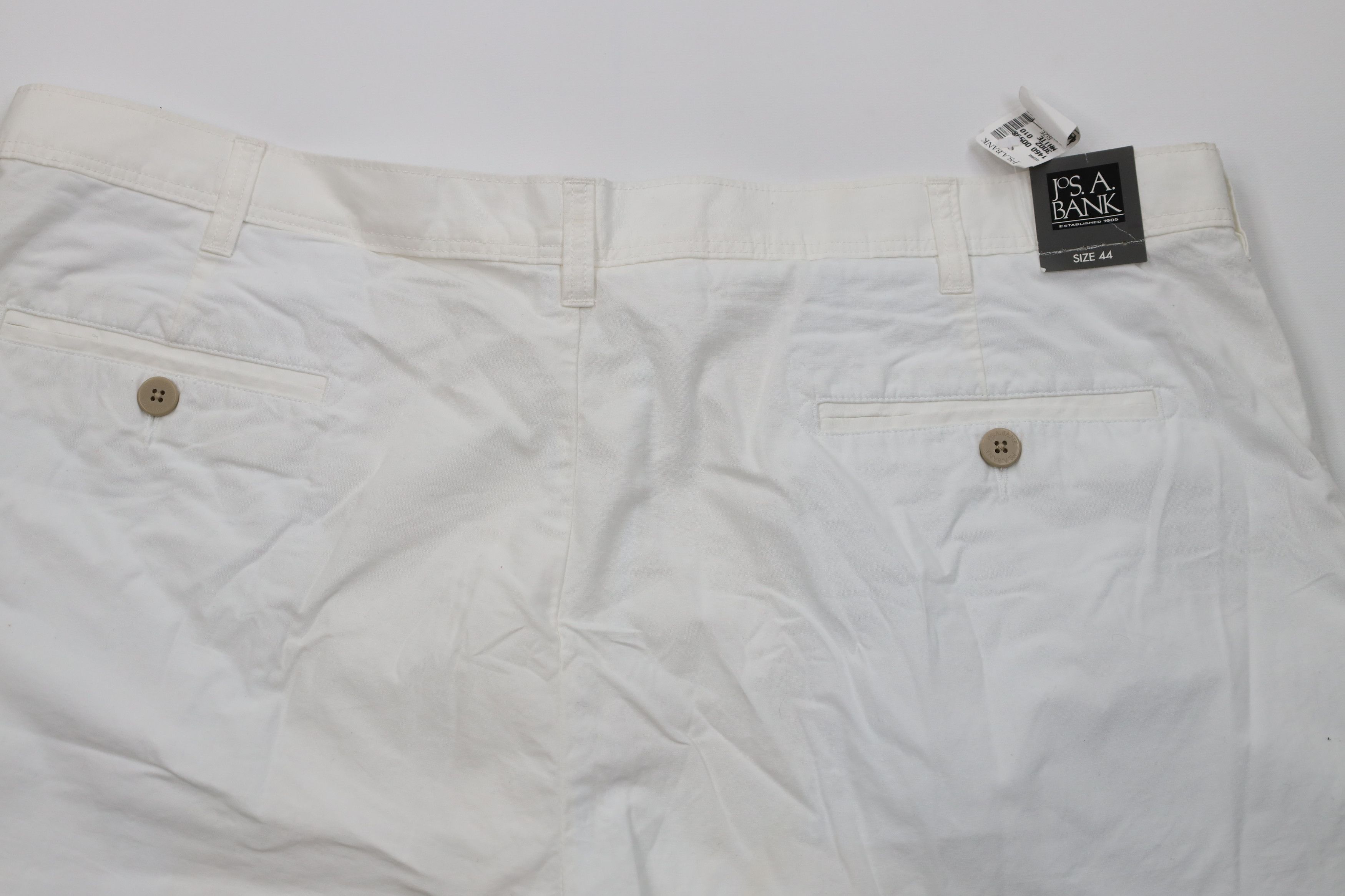 Jos. A. Bank Deadstock Vintage 90s Y2K Jos A Bank White Cotton Size US 44 / EU 60 - 8 Thumbnail