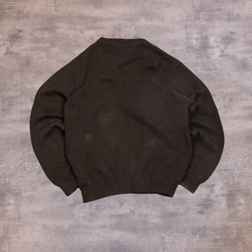 Tommy Hilfiger Y2K 00's Tommy Hilfiger Dirt Brown Knitted Crewneck Sweater Size US M / EU 48-50 / 2 - 2 Thumbnail