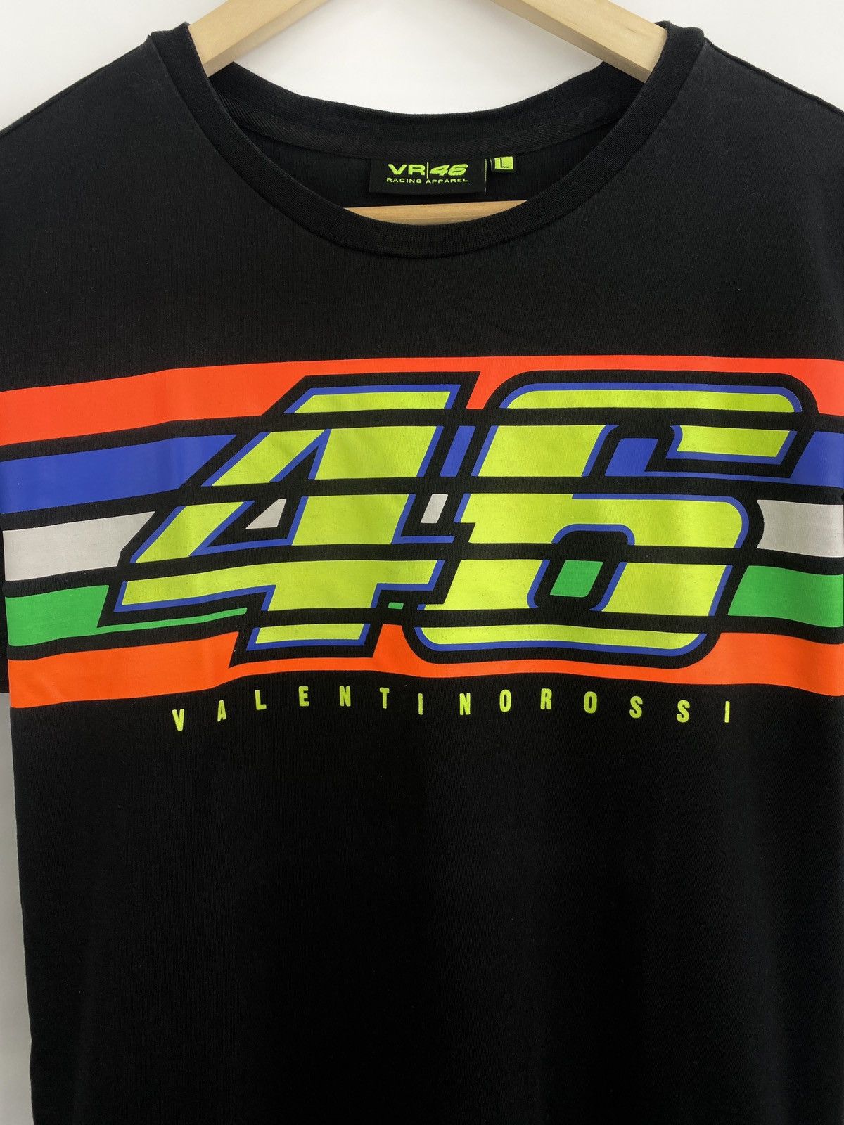 Yamaha Vintage VALENTINO ROSSI 46 World Champion t-shirt rare Size US L / EU 52-54 / 3 - 4 Thumbnail