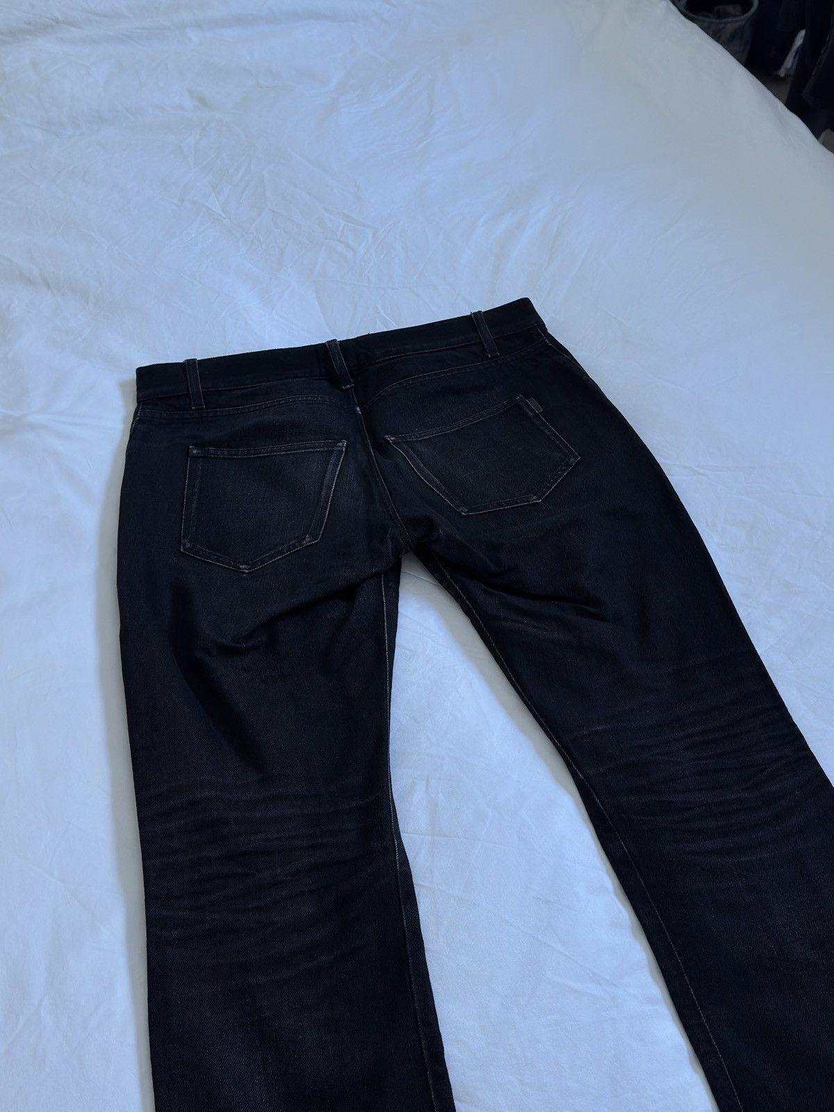 Saint Laurent Paris Saint Laurent D18 Black Denim Jeans Size US 32 / EU 48 - 4 Thumbnail