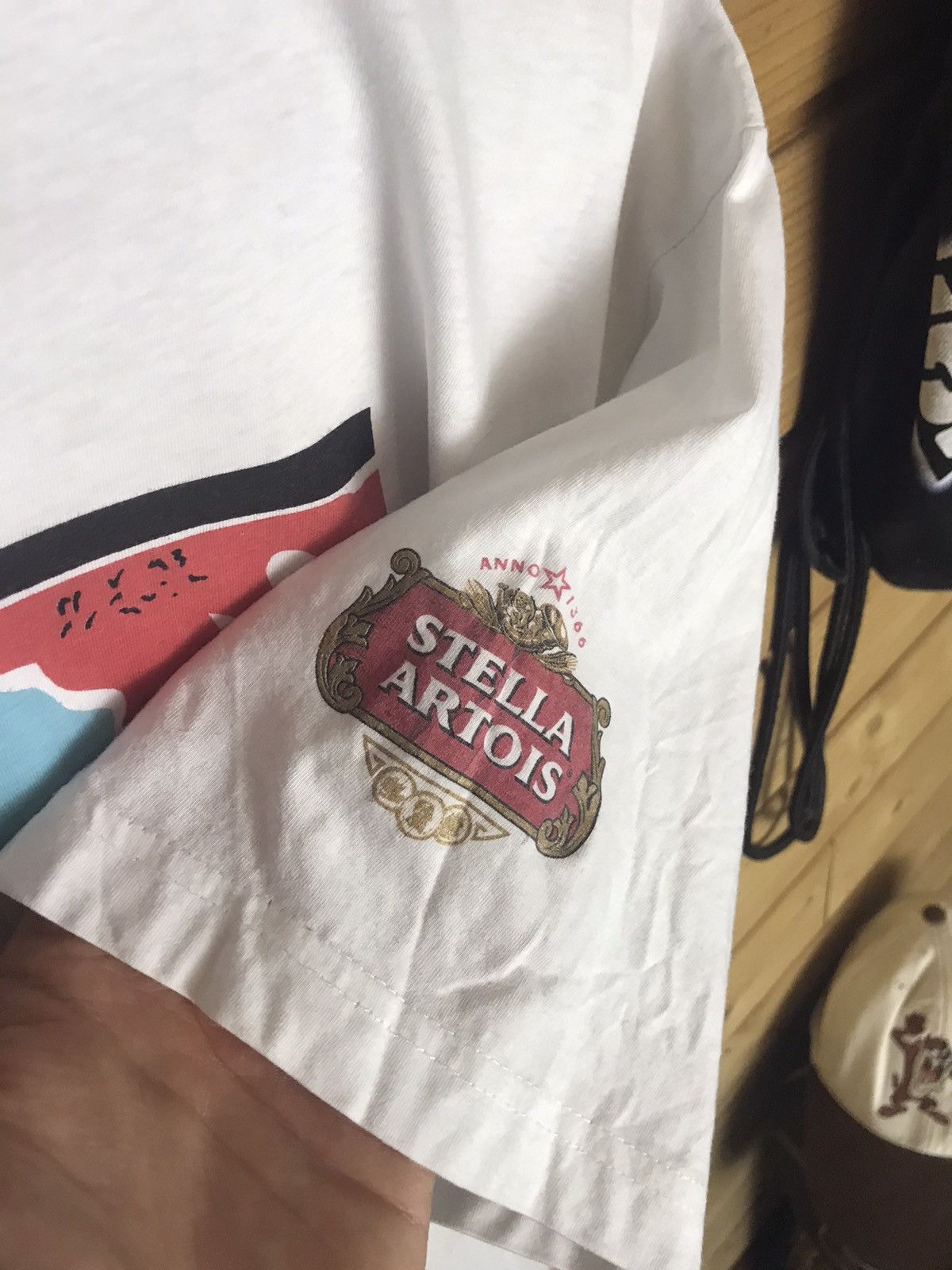 Vintage Vintage 90’s Stella Artois t-shirt Size US L / EU 52-54 / 3 - 4 Thumbnail