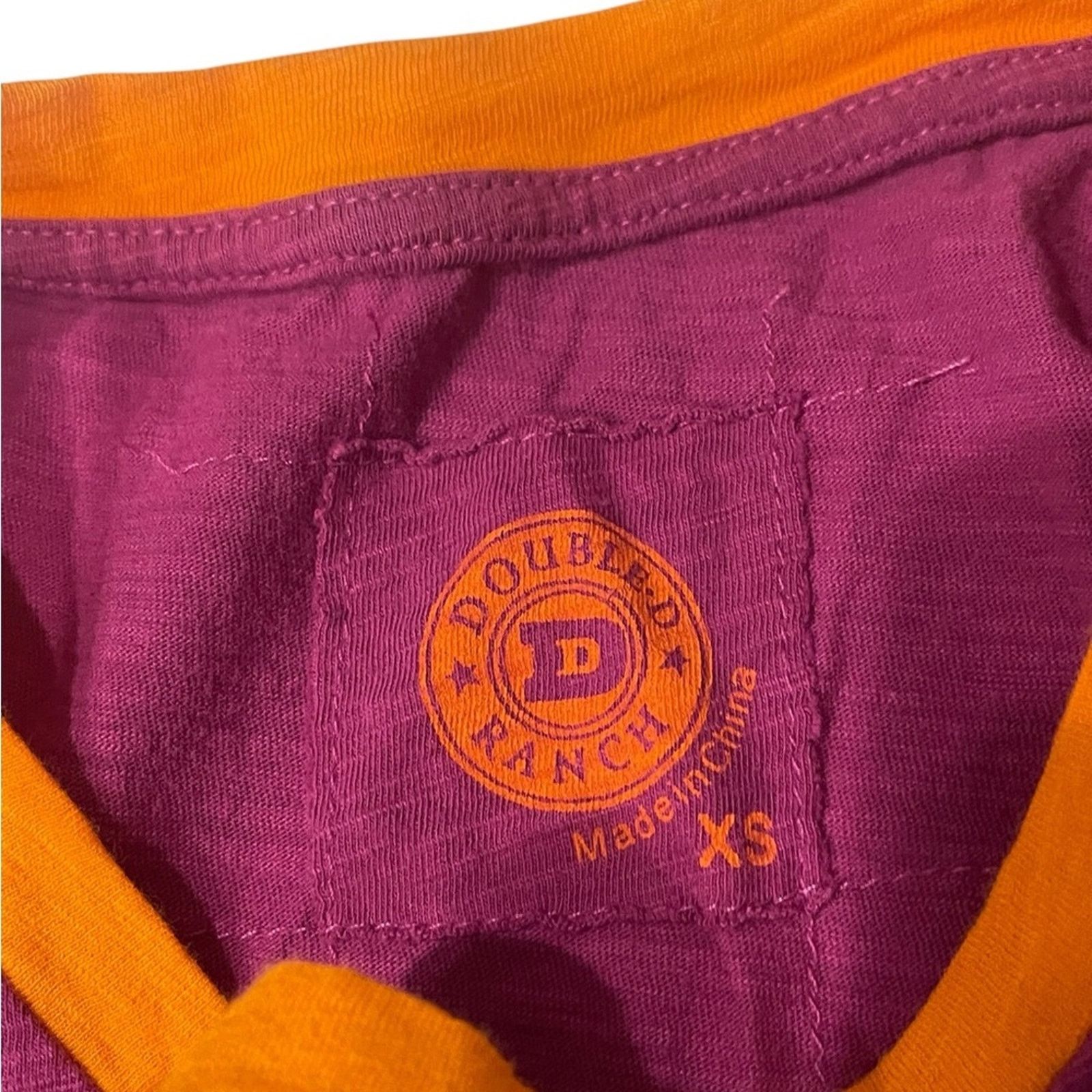 Double D Ranch Double D Ranch Purple and Orange Top Size:XS Size XS / US 0-2 / IT 36-38 - 7 Thumbnail