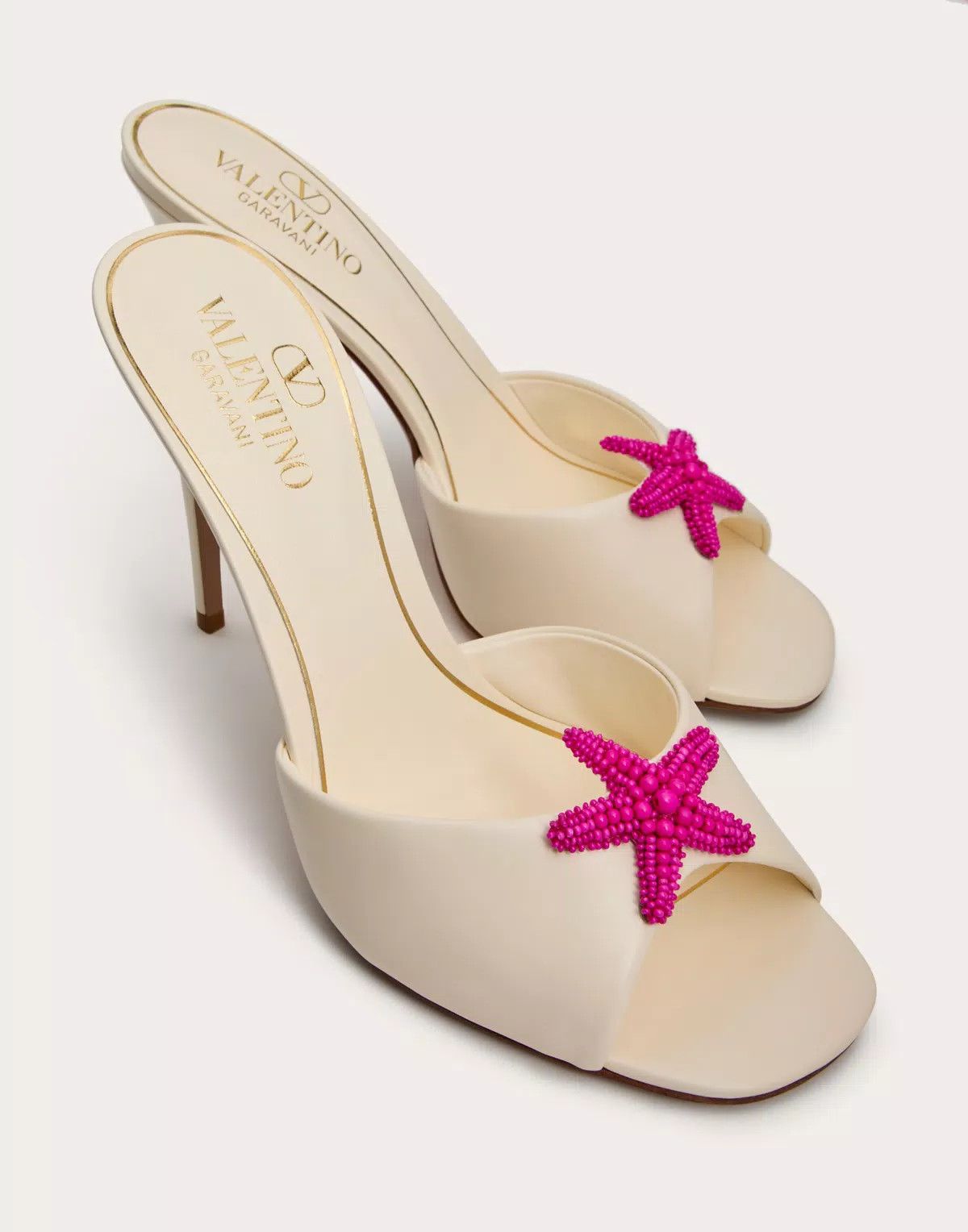 Valentino o1s1wg110625 Escape Slide Sandal In Calfskin in White/Pink Size US 9 / IT 39 - 5 Thumbnail