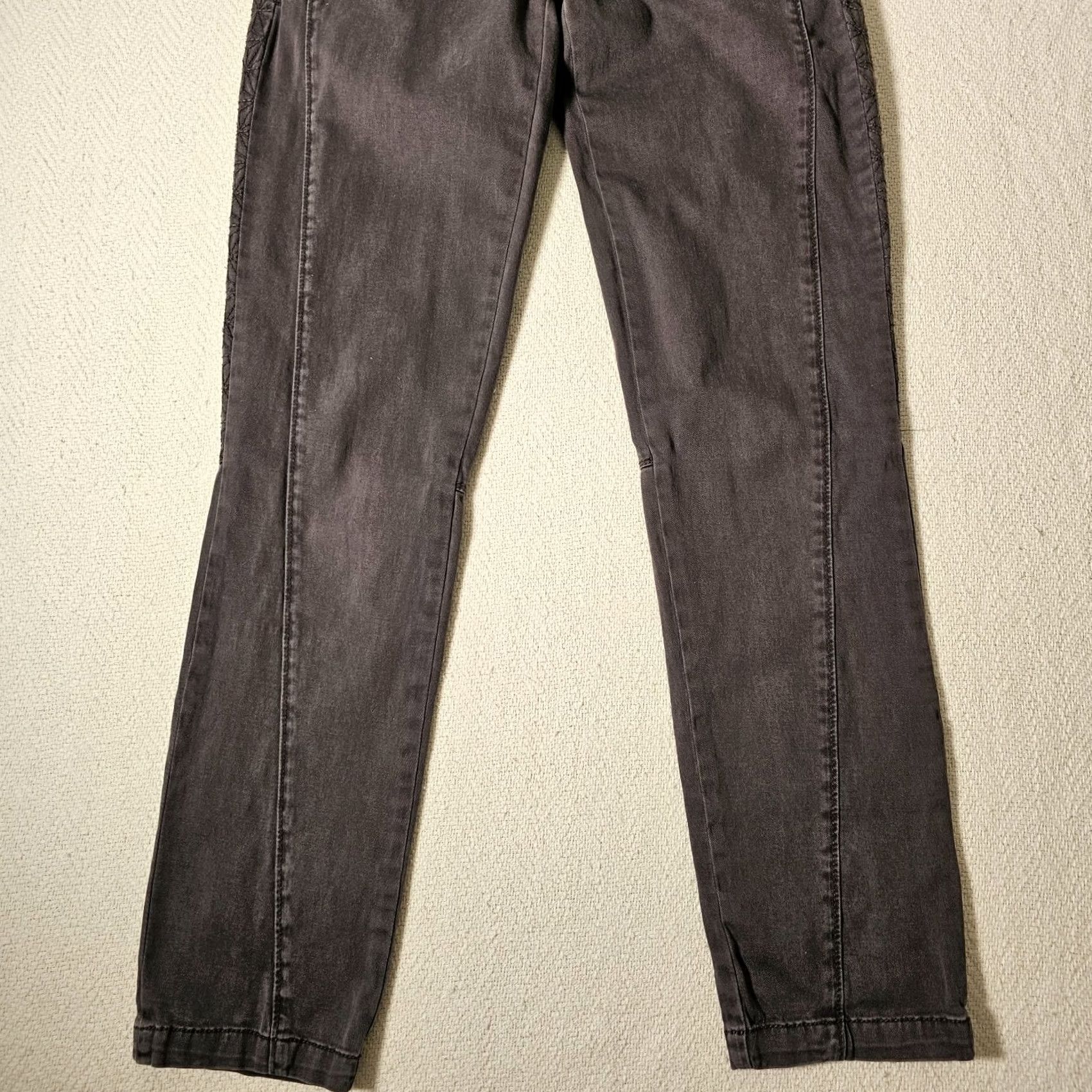 Vintage Pilcro Jeans Gray No 26 Stretch Straight Leg Women Round Regular Inseam 29.5in Slim Twill Cotton Spandex Mid-Rise Chair? Size 26" / US 2 / IT 38 - 2 Thumbnail