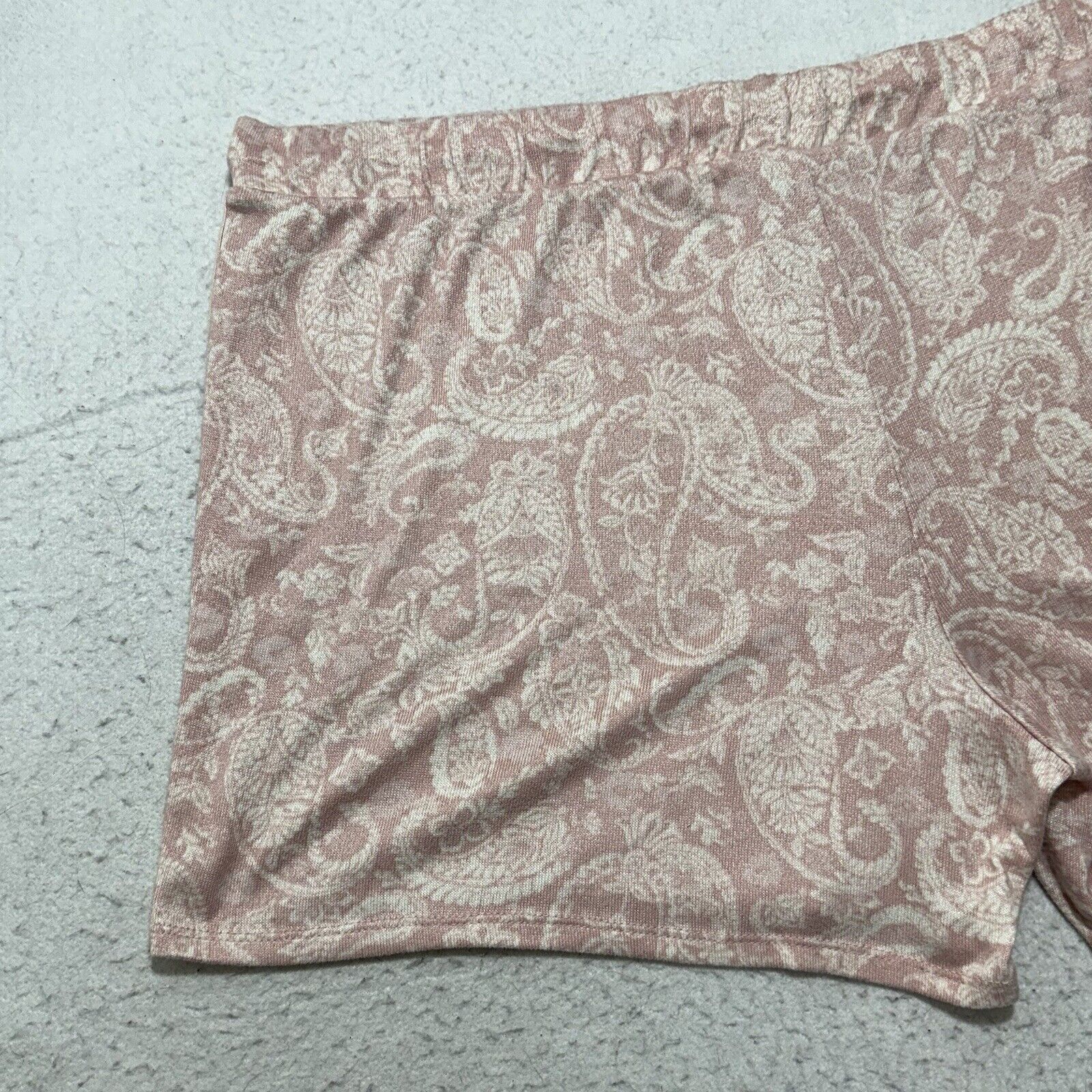 Lucky Brand Lucky Brand XXL Sweat Shorts 4” Inseam Sleepwear Pink Floral Size 42" / US 20 - 7 Thumbnail