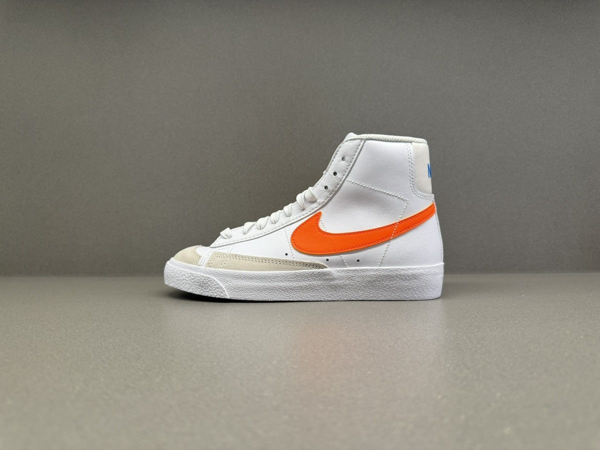 Nike Nike Blazer Mid 77 White Total Orange GS Size US 6.5 / IT 36.5 - 5 Thumbnail