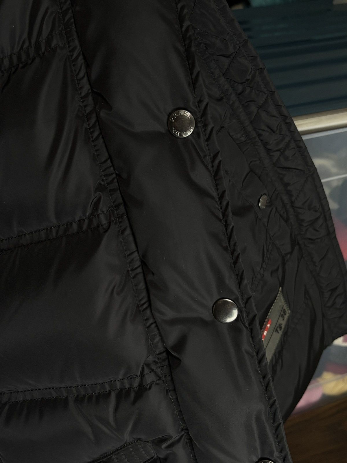 Prada Prada Black Down Puffer Jacket Size XS / US 0-2 / IT 36-38 - 12 Thumbnail