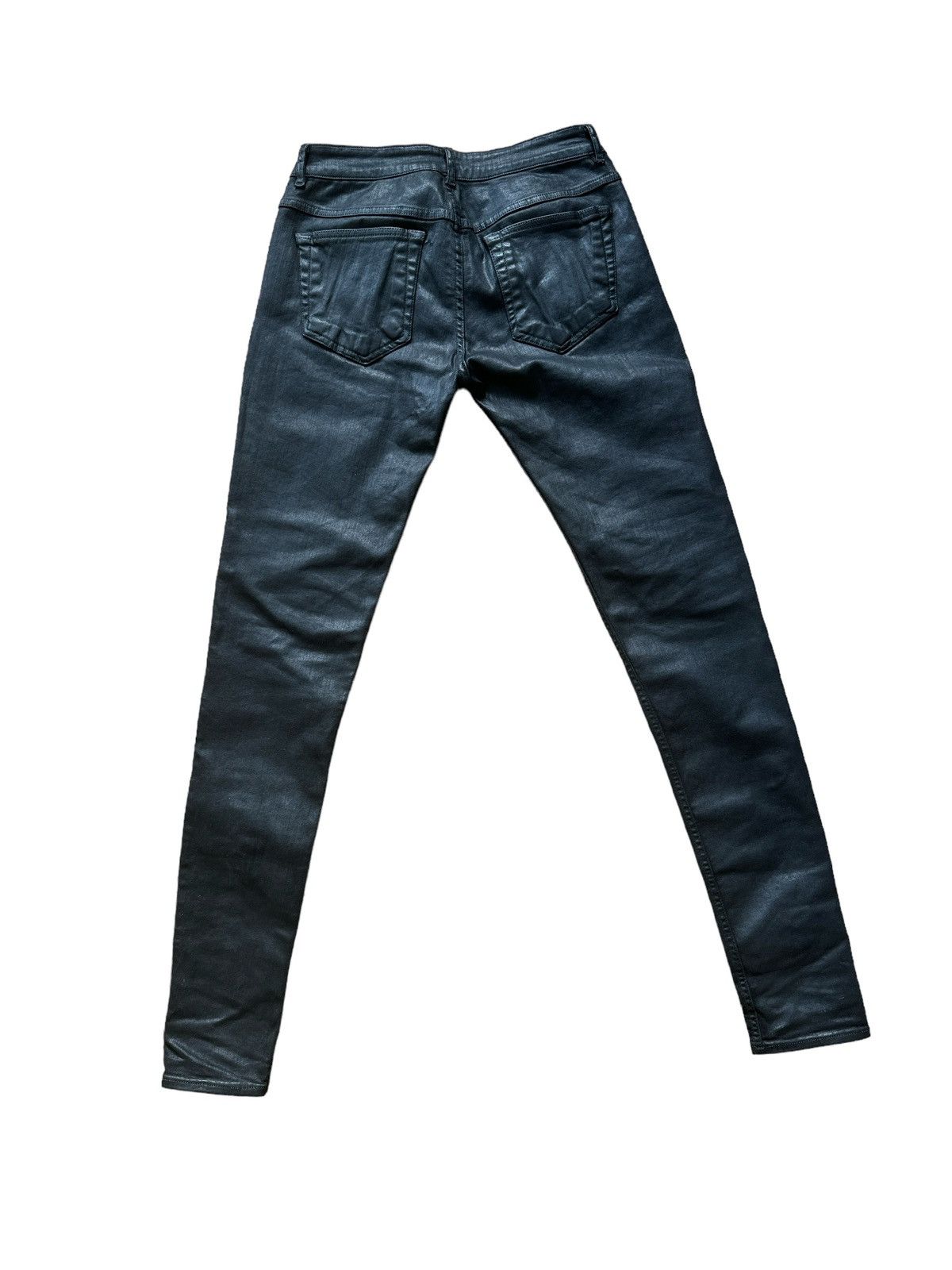 Rick Owens Drkshdw Rick Owens Waxed Detroit Cut Denim Size US 30 / EU 46 - 2 Thumbnail