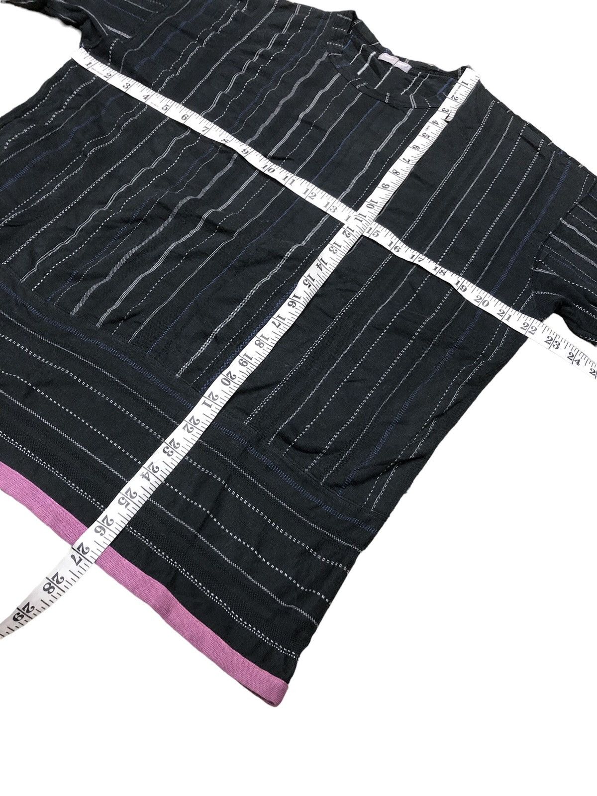 Comme des Garcons × Vintage VINTAGE STRIPED PATCHWORK COMME DES GARCON SHIRT Size US L / EU 52-54 / 3 - 7 Thumbnail