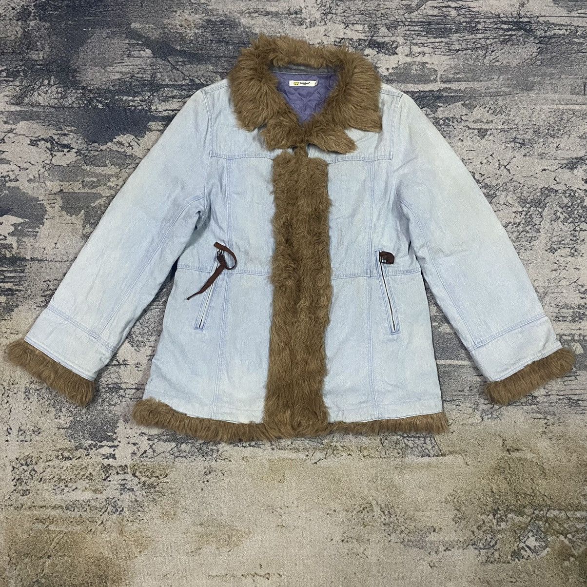 Golden Bear × Vintage Vintage Golden Bear Faux Fur Jacket Size M / US 6-8 / IT 42-44 - 2 Thumbnail