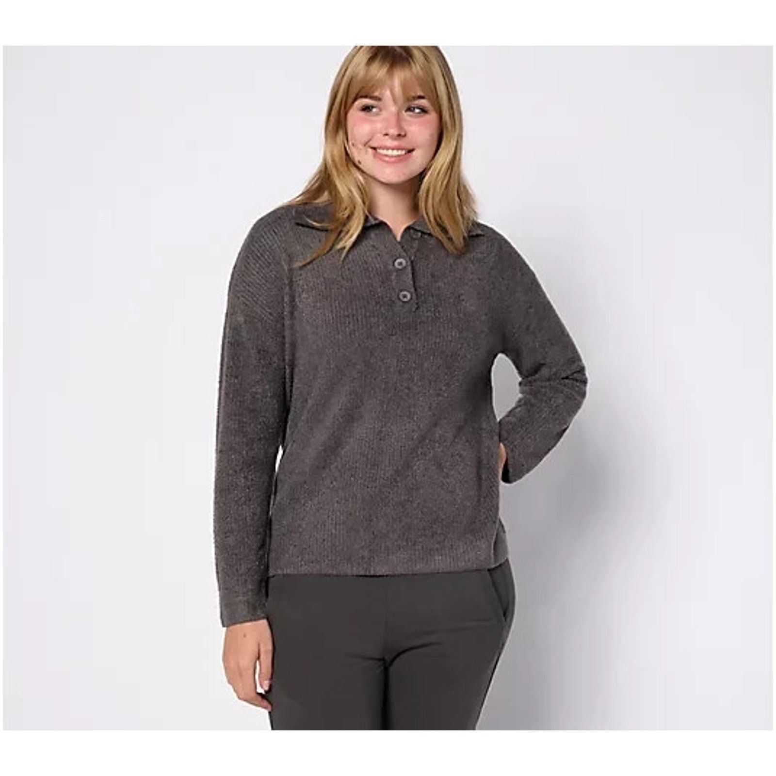 & Other Stories Barefoot Dreams CozyChic Pinched Seam Pullover 2X A612271 Size XXL / US 16-18 / IT 52-54 - 1 Preview