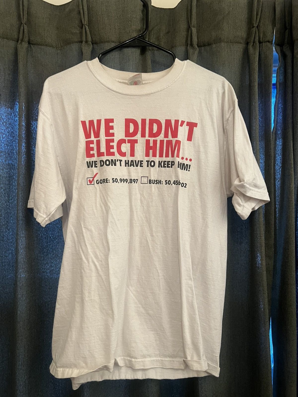 Other Vintage Al-Gore/Bush “We Didn’t Elect Him…” Tee Size US L / EU 52-54 / 3 - 1 Thumbnail