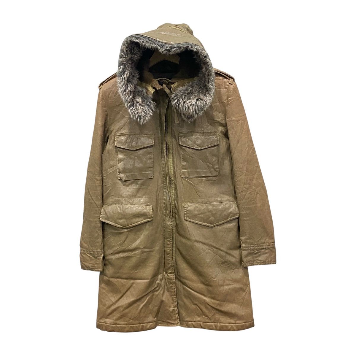 Diesel Diesel multi pocket hood fur parka coat jacket i6was9 LGB Size US M / EU 48-50 / 2 - 1 Thumbnail