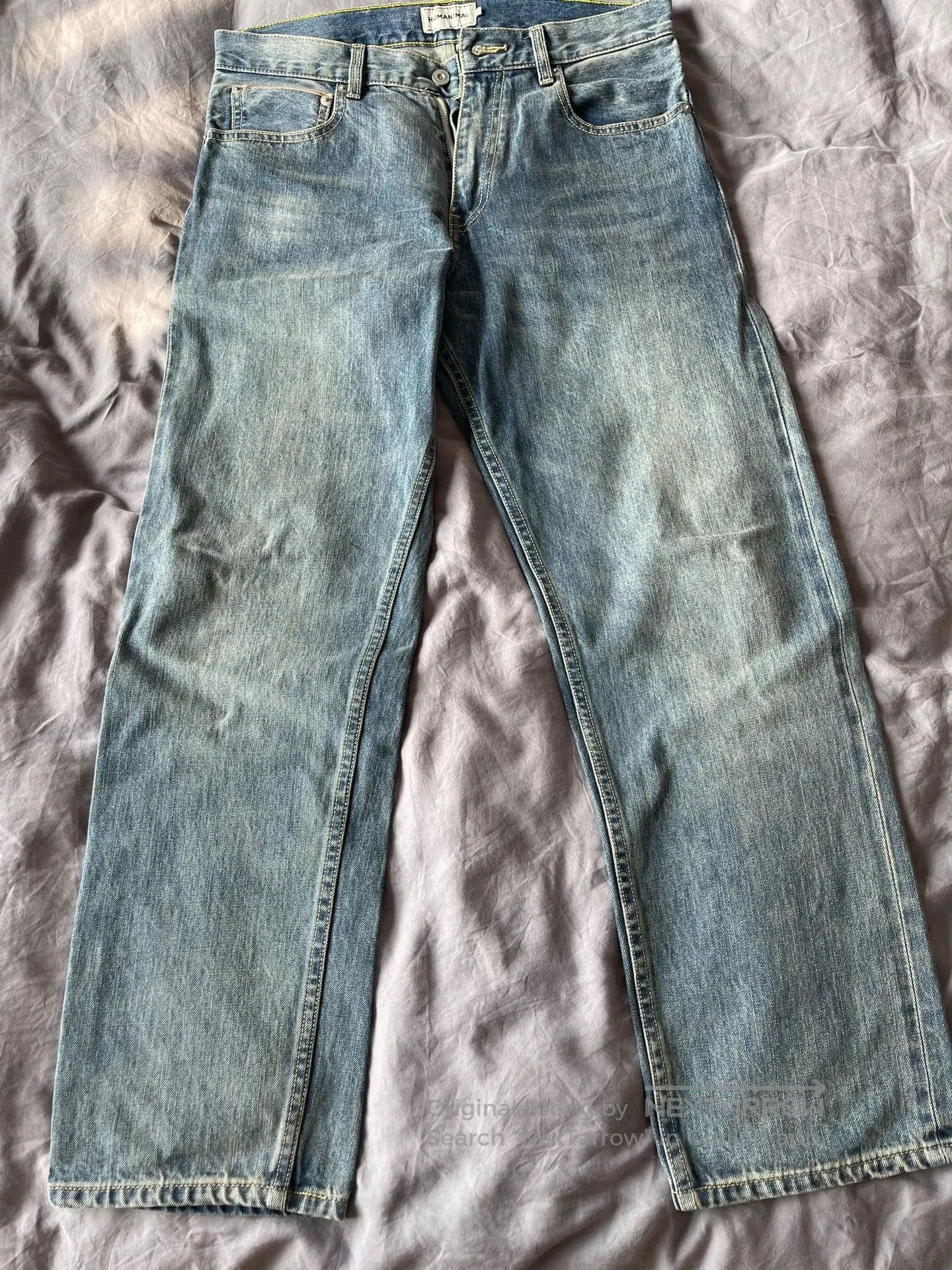 Japanese Brand HUMANIMAL Washed Jeans. Size US 30 / EU 46 - 1 Thumbnail
