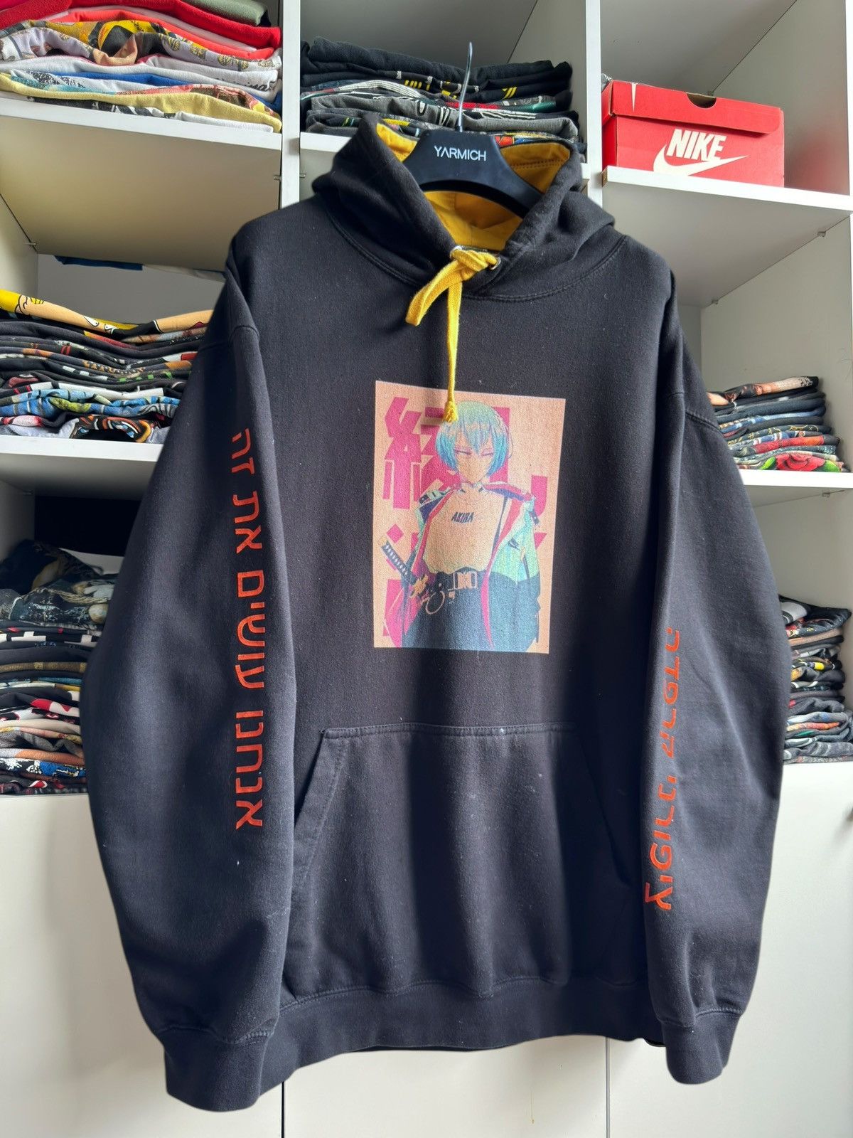 Anime Vintage Evangelion Anime Movie Hoodie Size US XL / EU 56 / 4 - 2 Thumbnail
