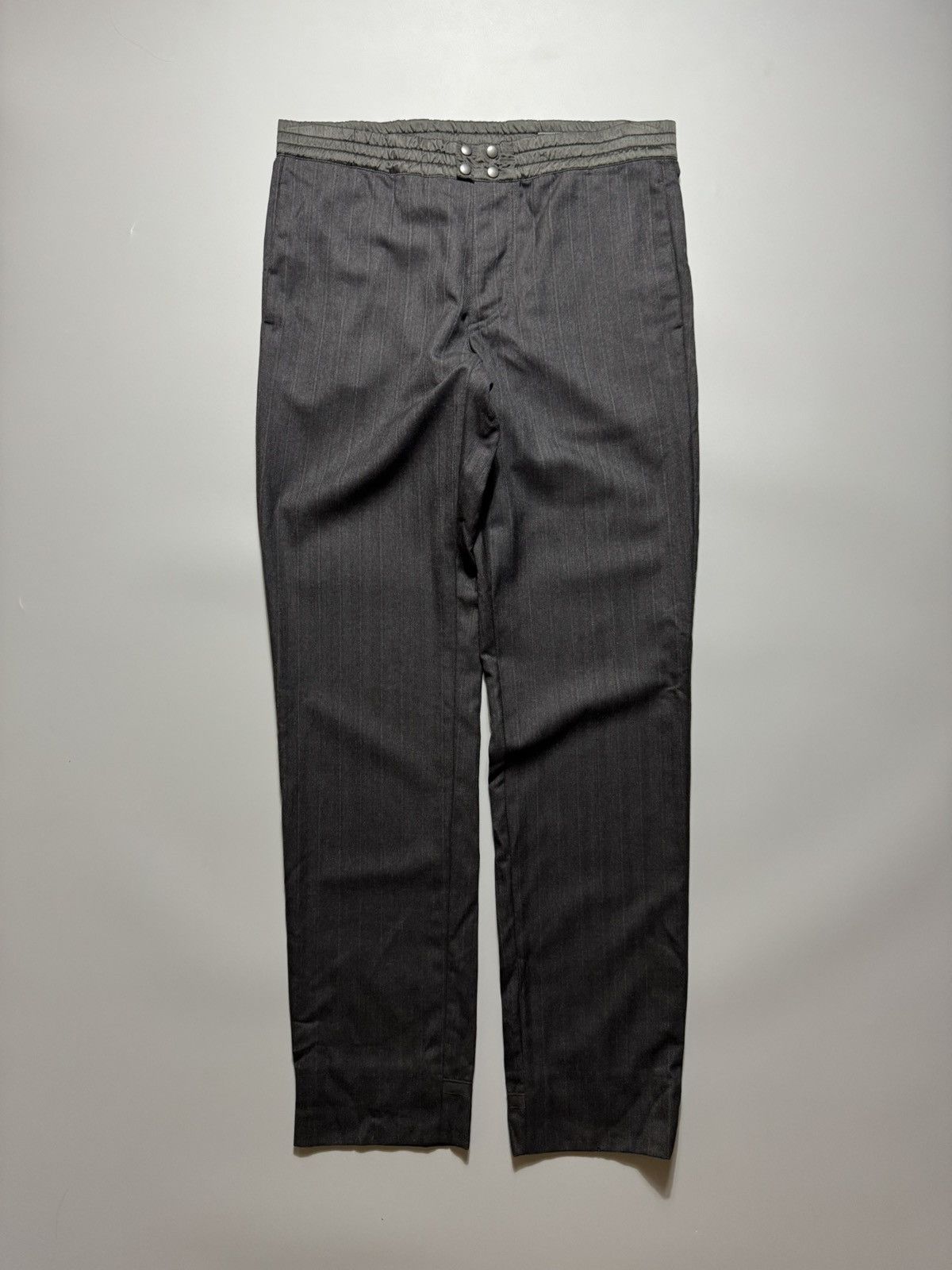 Prada Prada - Vintage 2002 Striped trouser pants Size US 33 - 1 Thumbnail