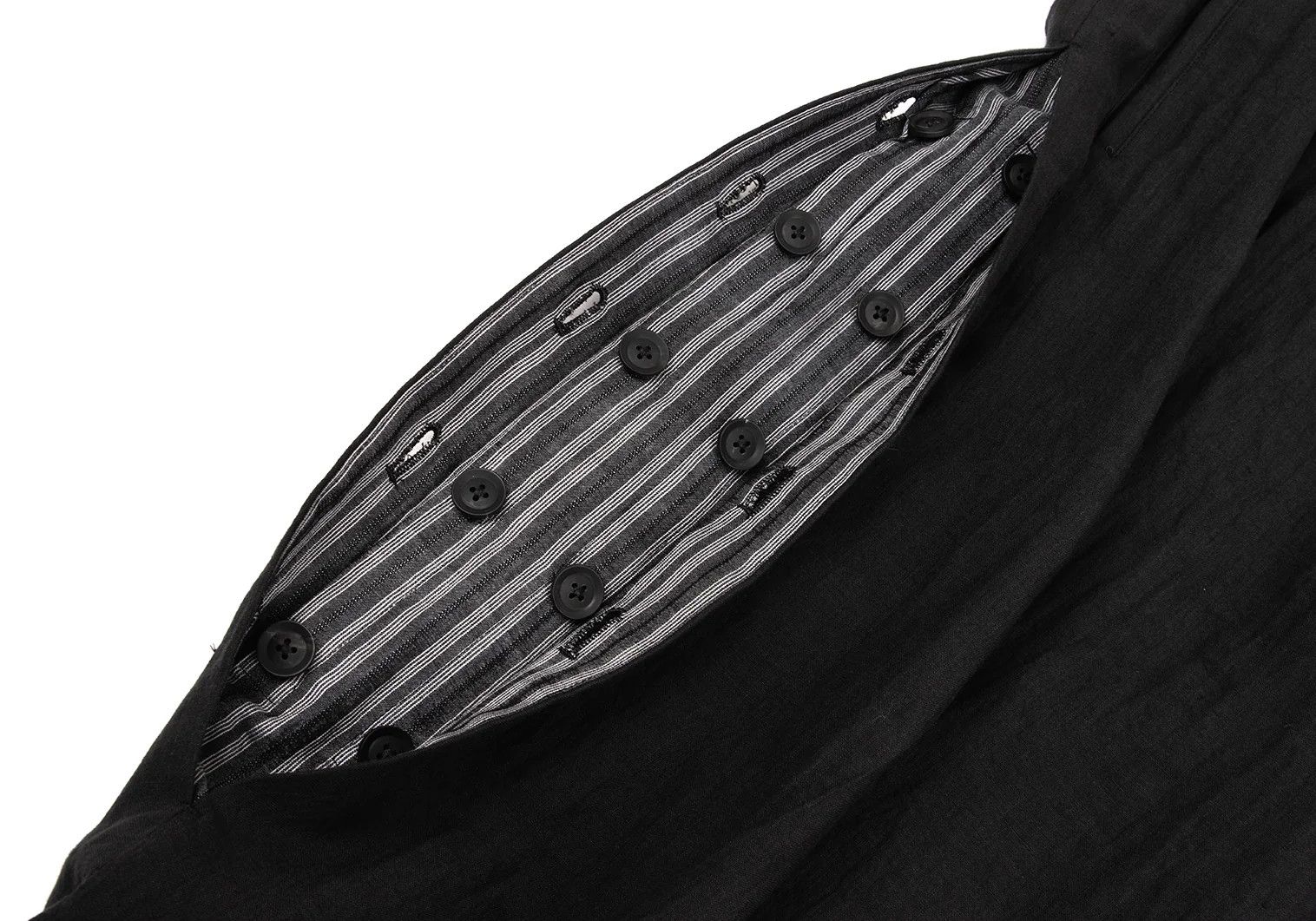 Yohji Yamamoto Yohji Yamamoto Linen Side Button Design Pants Size US 32 / EU 48 - 9 Thumbnail