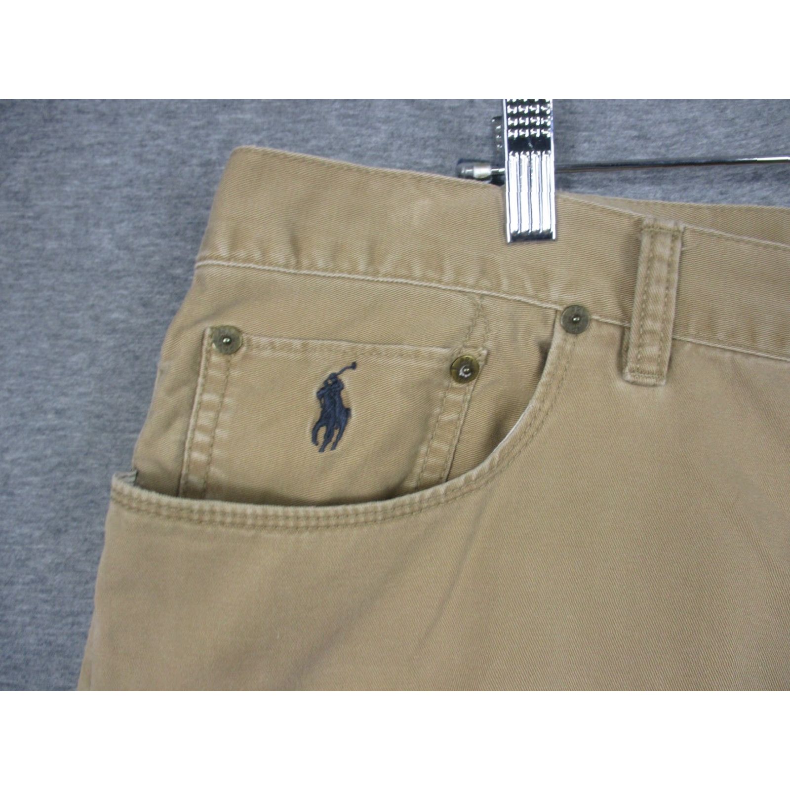 Polo Ralph Lauren VINTAGE Polo Ralph Lauren Pants 36x32 Mens Chino Classic Fit Straight Leg Brown 90s USA Mens Size US M / EU 48-50 / 2 - 2 Thumbnail