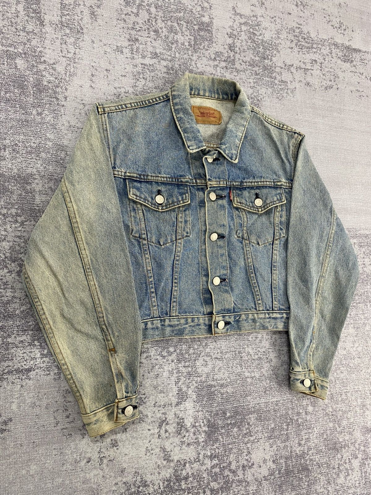 Levi's Vintage crop boxy levis jackets blue jeans Size M / US 6-8 / IT 42-44 - 7 Thumbnail
