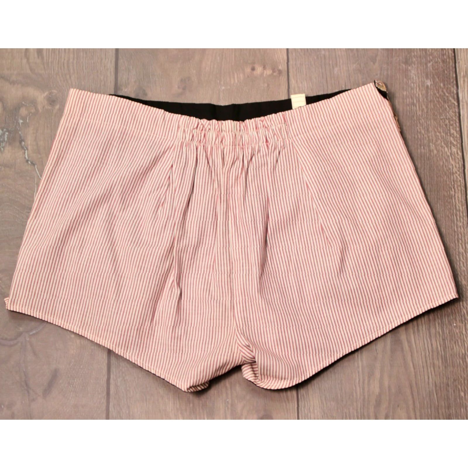 McGregor McGregor Mens VTG 1960s Red & White Striped Swimsuit Shorts Sz 40 60s Trunks Size US 40 / EU 56 - 3 Thumbnail