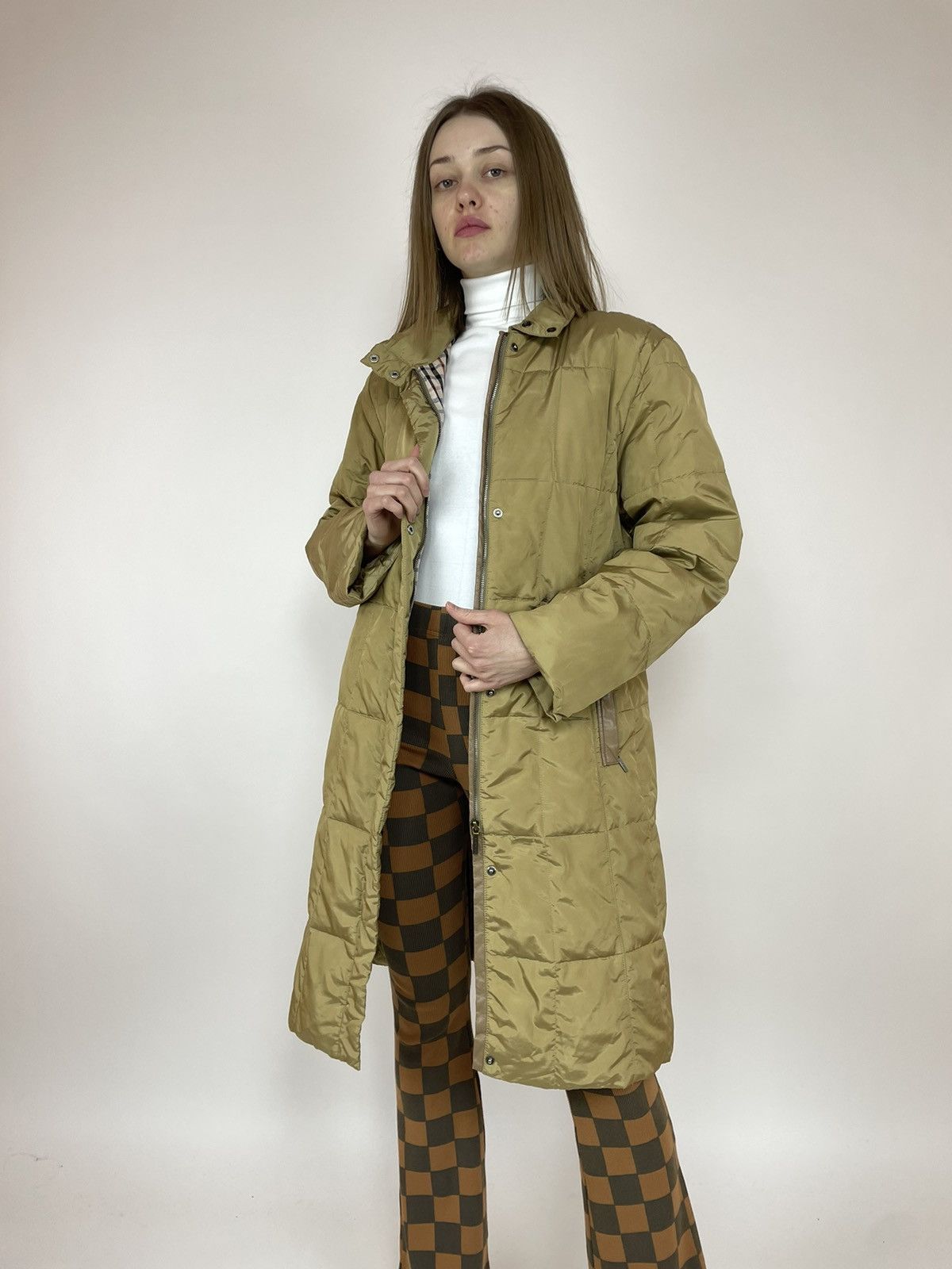 Vintage DAKS quilt Down Jacket Puffer Coat Womens Size Large Size L / US 10 / IT 46 - 7 Thumbnail