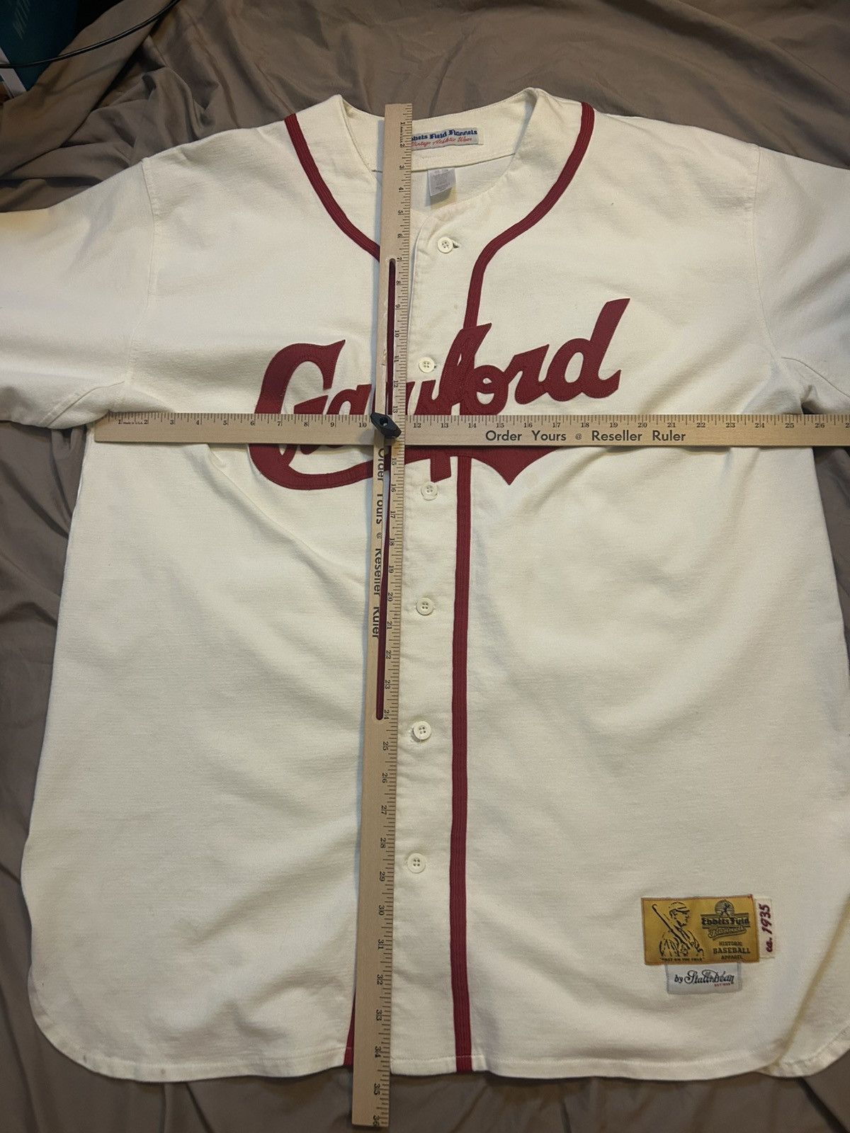 Ebbets Field Flannels Gibson Pittsburgh Crawfords Ebbets Field Flannels Jersey Size US XXL / EU 58 / 5 - 11 Thumbnail