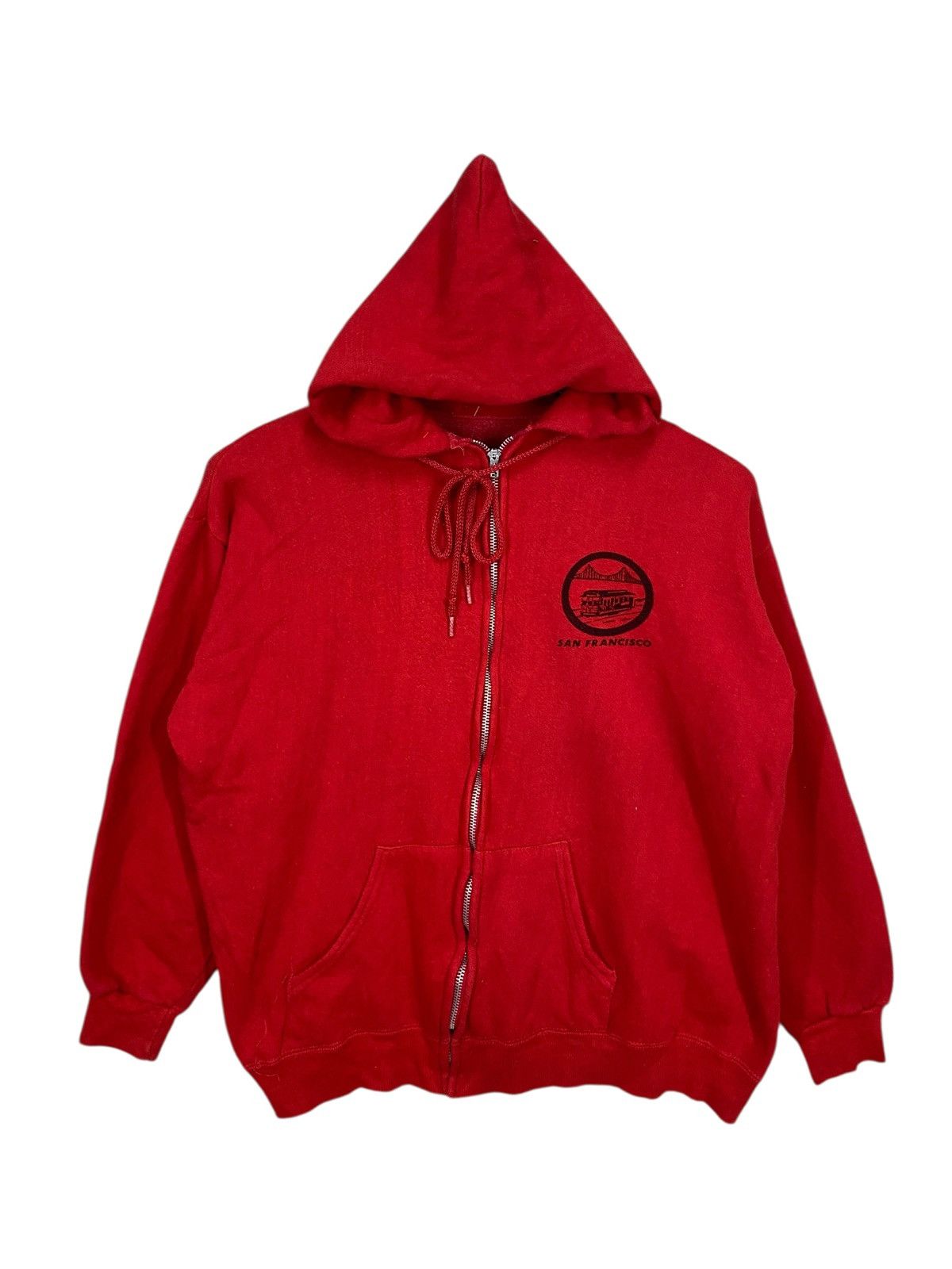 Vintage Vintage 1977 go climb a street san francisco hoodie zipper Size US M / EU 48-50 / 2 - 2 Thumbnail