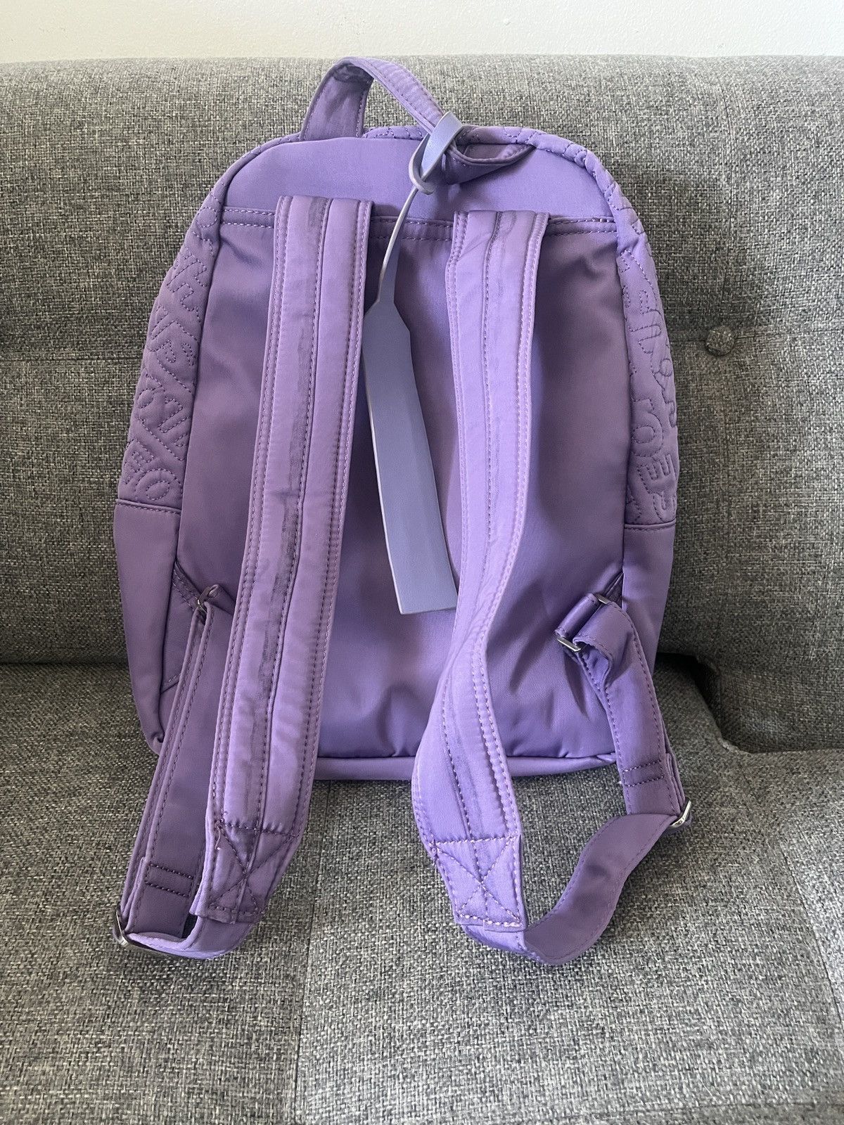 House Of Holland House of Holland Quilted Logo Backpack Purple Size ONE SIZE - 5 Thumbnail
