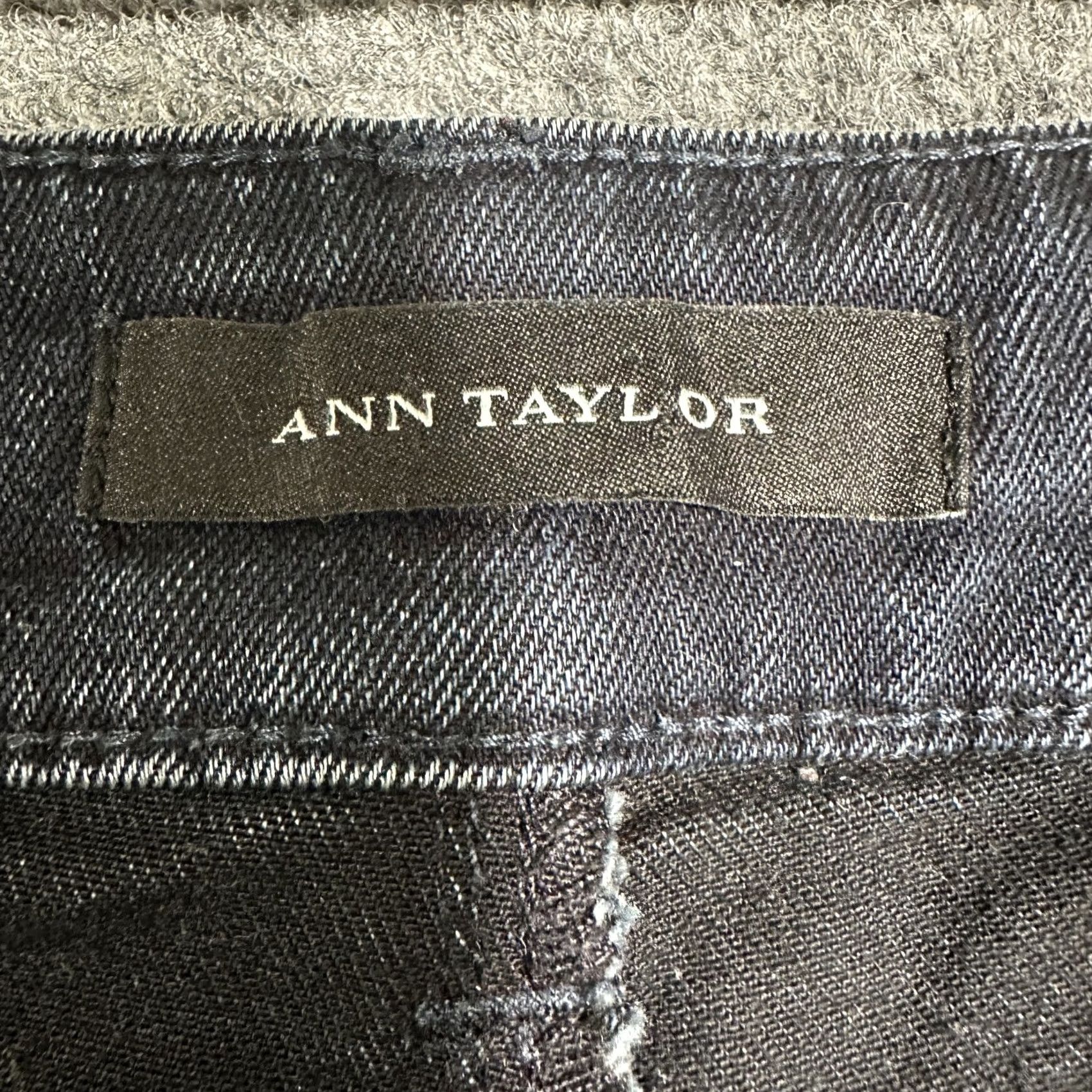 Ann Taylor Ann Taylor Jeans Womens 10 The Skinny Curvy Fit Dark Wash Cotton Stretch Pockets Size 30" / US 8 / IT 44 - 4 Thumbnail
