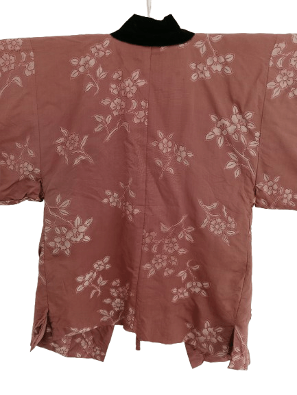 Japanese Brand Vintage Hanten Kimono Flower Motif Warm Wear Jacket Size US XL / EU 56 / 4 - 4 Thumbnail