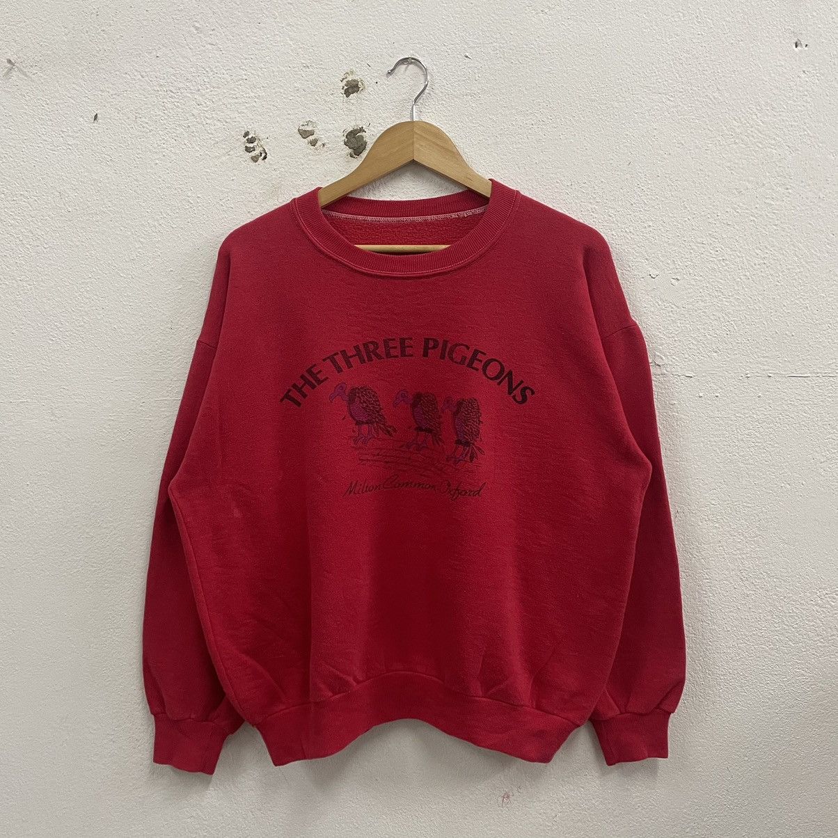 Vintage 🔥Vintage The Three Pigeons Oxford Animal Habitat Sweatshirts Size US L / EU 52-54 / 3 - 1 Thumbnail