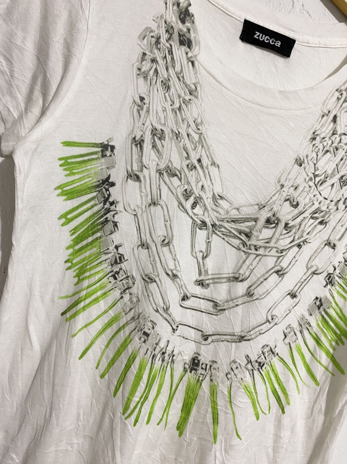 Issey Miyake Vintage 90's Zucca Issey Miyake Clinch Chain Tees Size US M / EU 48-50 / 2 - 4 Thumbnail