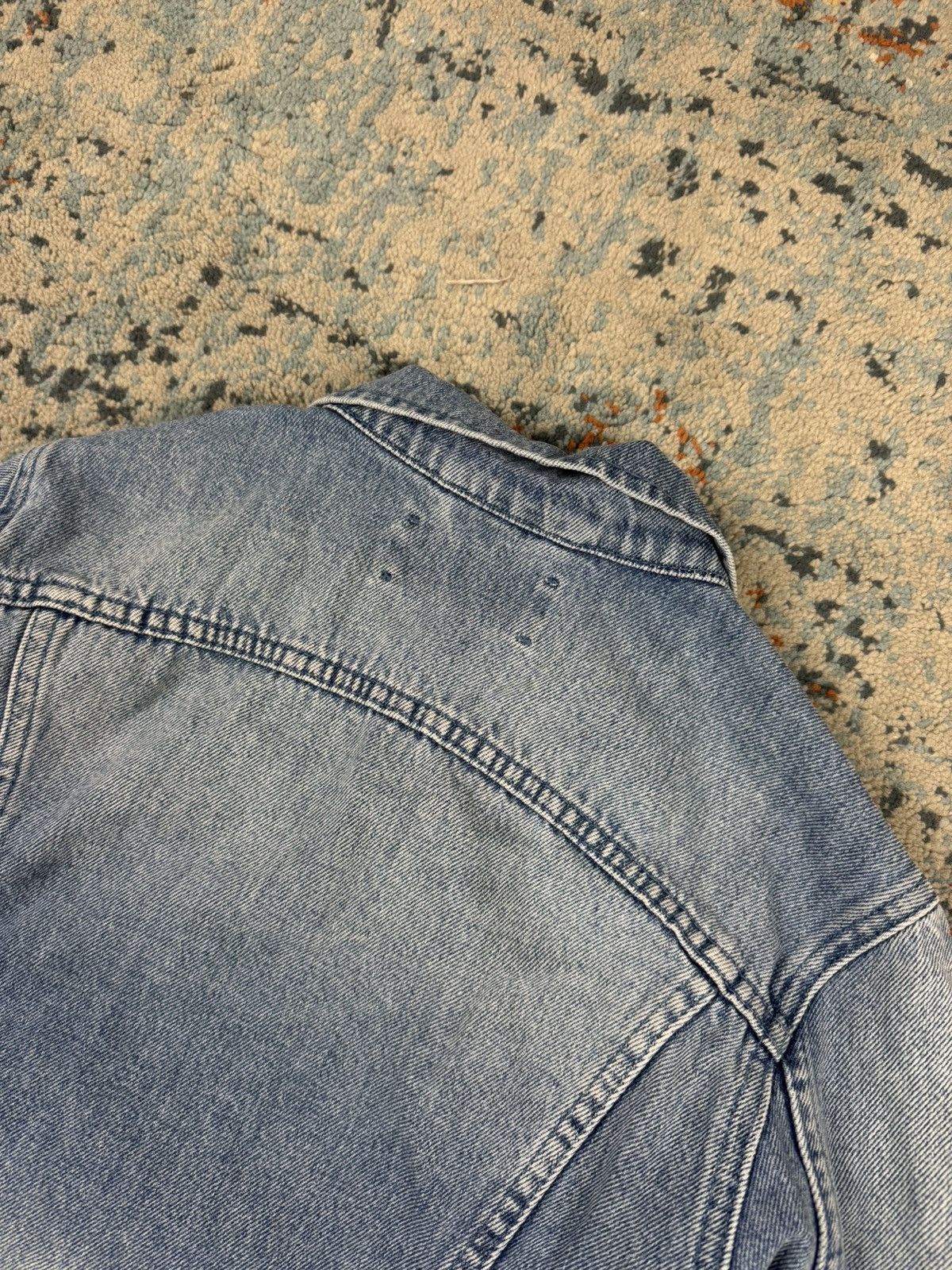 Acne Studios Vintage 00s Acne Studios Tag Light cropped denim jacket Size XS / US 0-2 / IT 36-38 - 5 Thumbnail