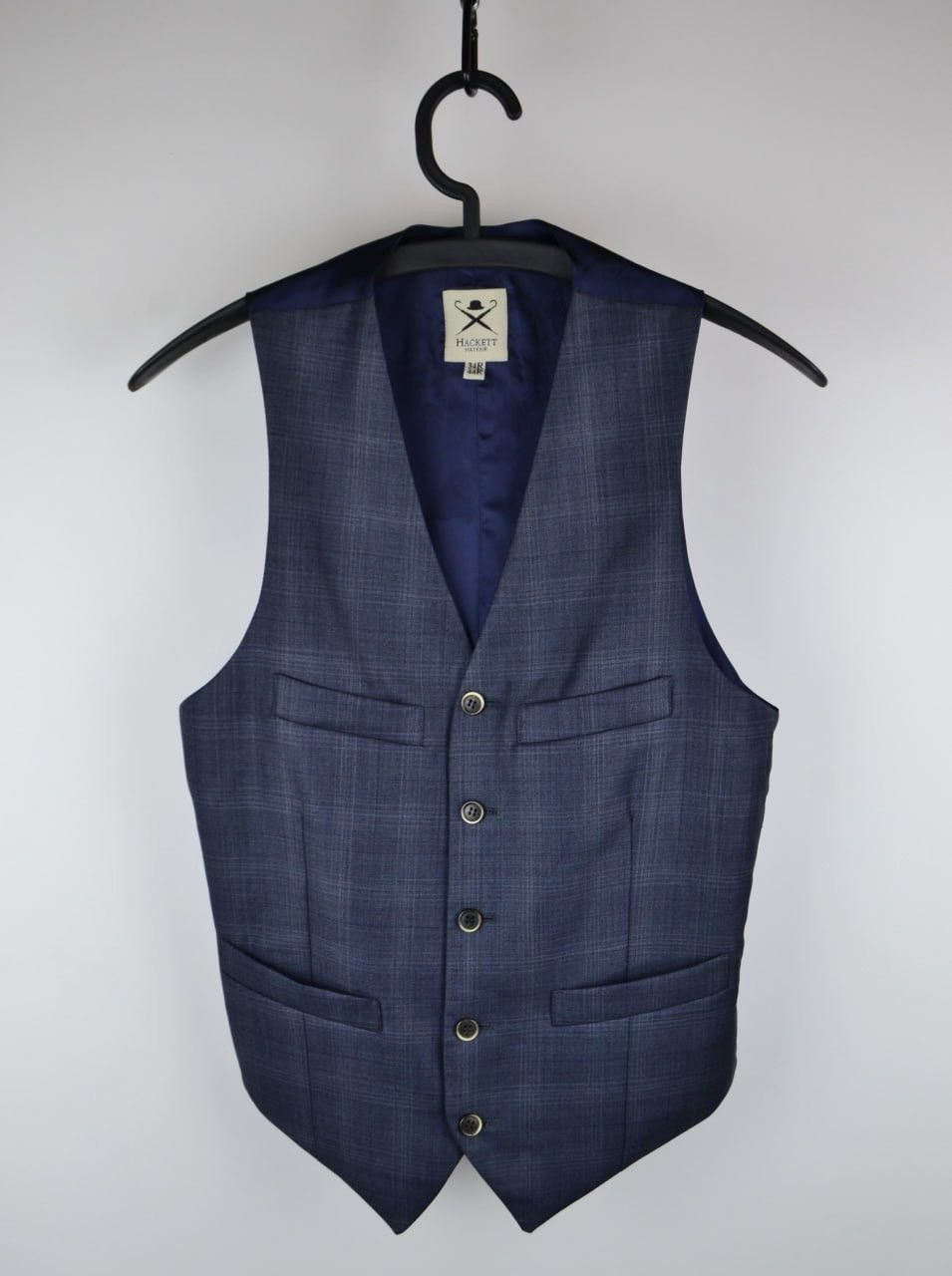 Hackett Hackett London 3-Piece Suit Jacket Vest Pants Loro Piana XS Size 34R - 10 Thumbnail