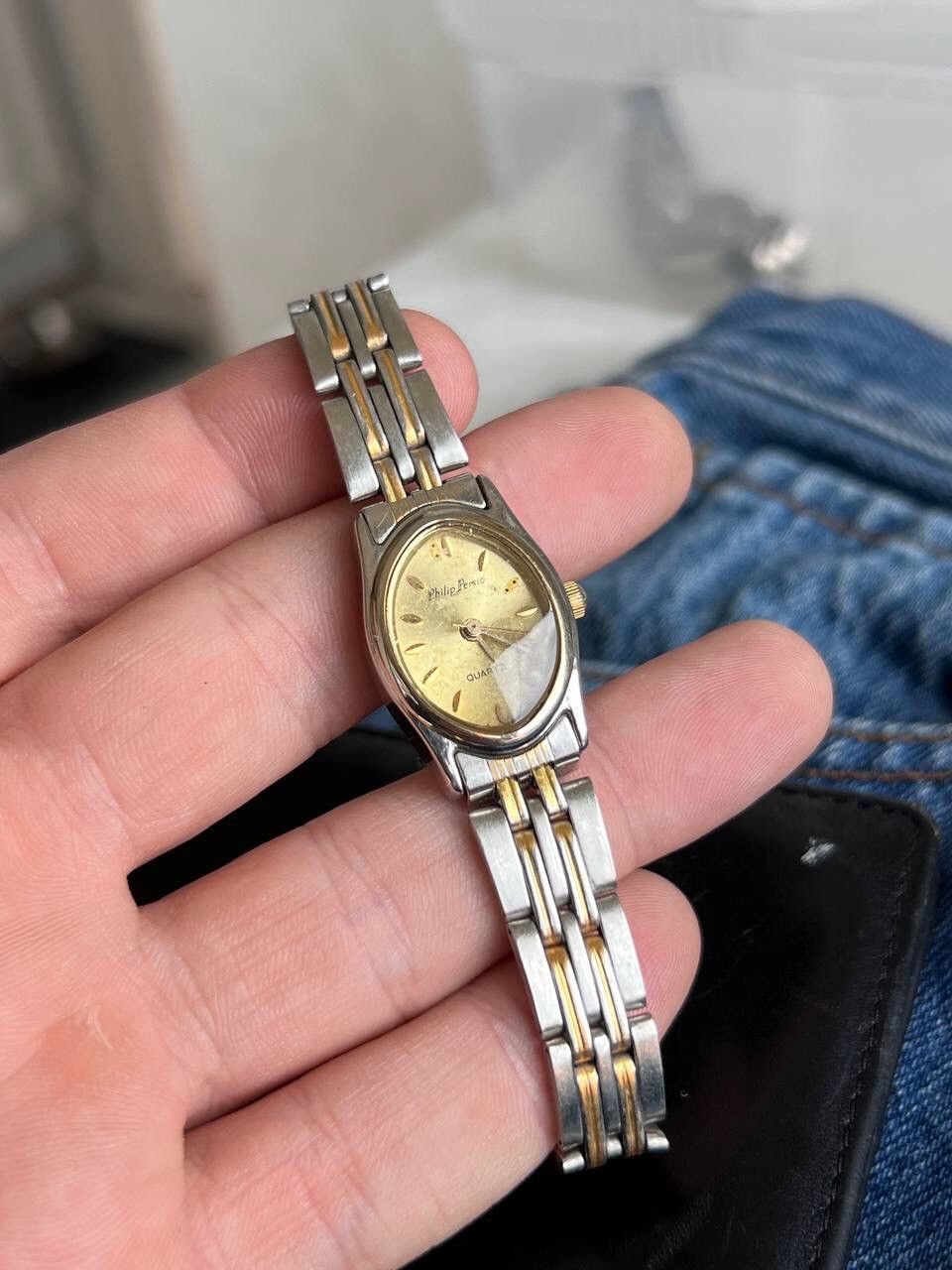 Japanese Brand × Vintage Vintage Gold/Chrome Japanese style futuristic Watch Japan Size ONE SIZE - 2 Thumbnail