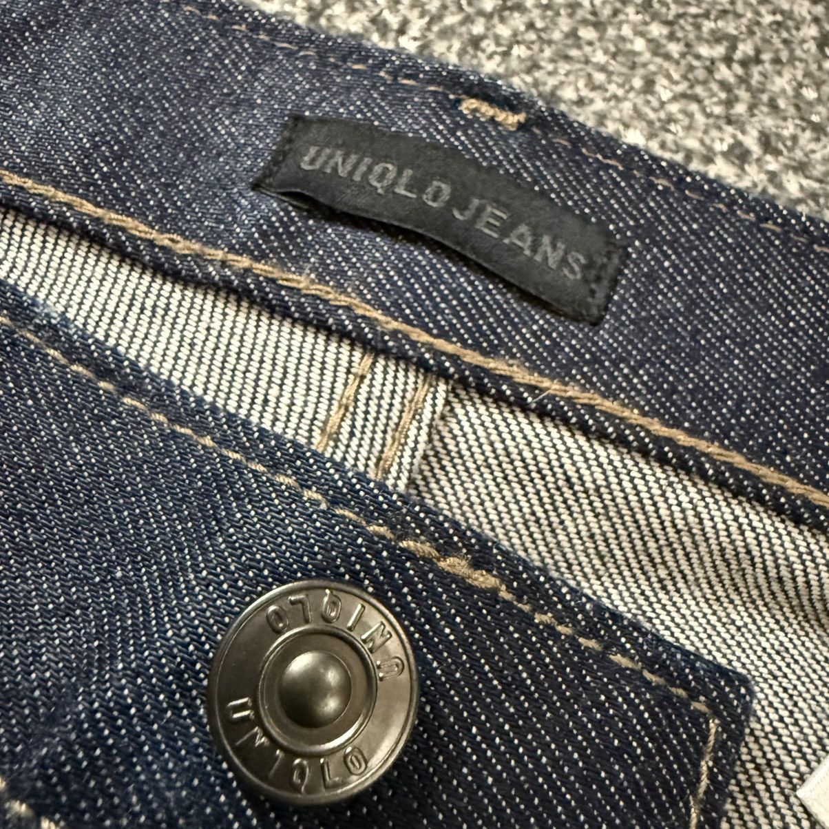 Undercover × Uniqlo 🔥🇯🇵 Japanese Raw Denim Uniqlo Indigo Selvedge Archive Jeans Size US 31 - 14 Thumbnail