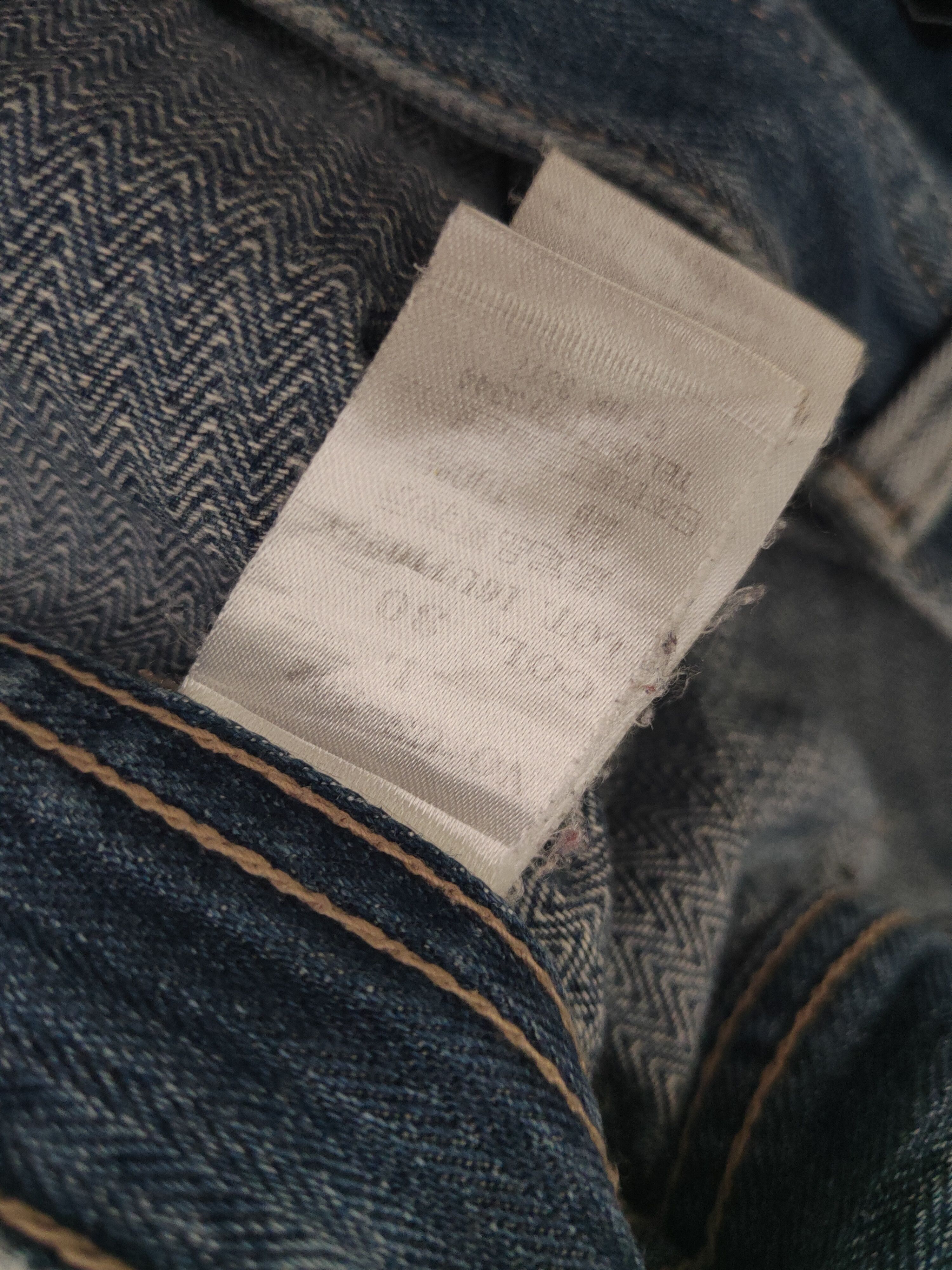 Vintage DL Evenriver Blue Distressed Ripped Jogger Jeans #1863 Size US 31 - 17 Thumbnail
