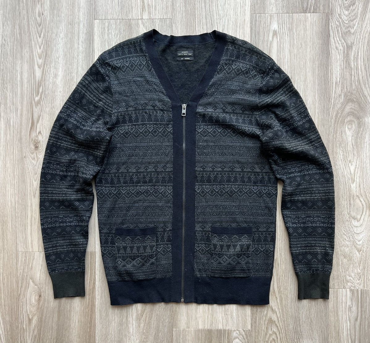 Allsaints Allsaints Privateer Zip Up Cardigan Size US M / EU 48-50 / 2 - 1 Thumbnail