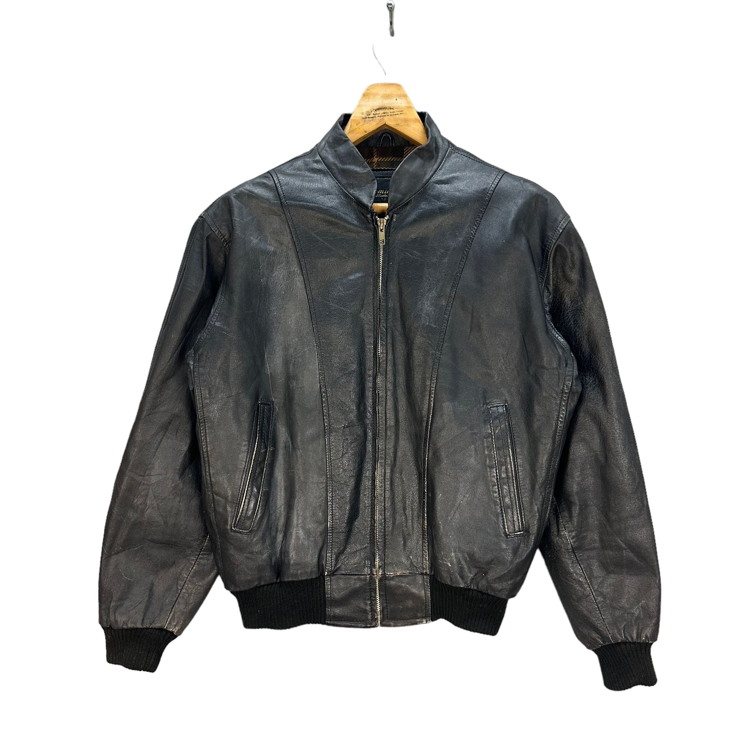 Japanese Brand ERMINE LEATHER JACKET #7991-195 Size US L / EU 52-54 / 3 - 2 Thumbnail