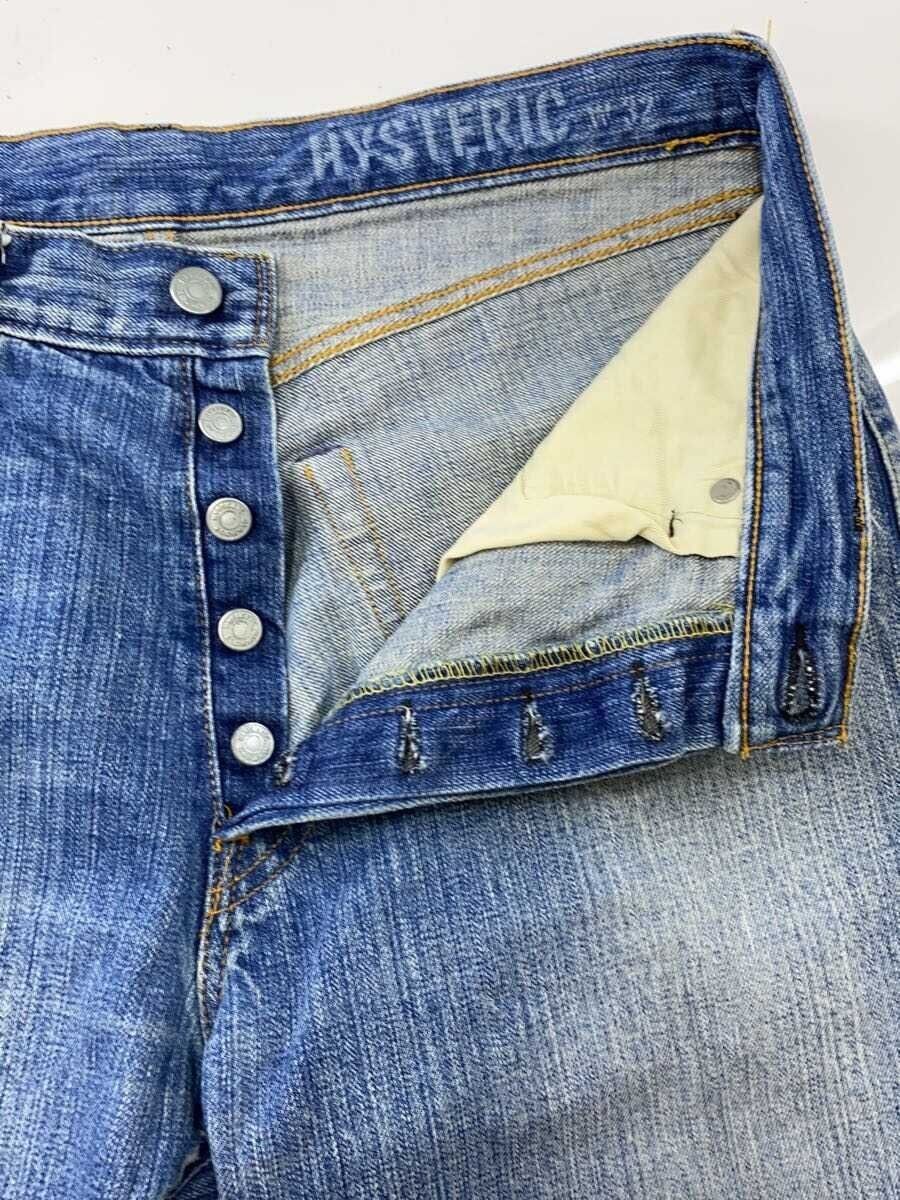 Hysteric Glamour Vintage Straight Leg Denim Jeans Size US 33 - 3 Thumbnail